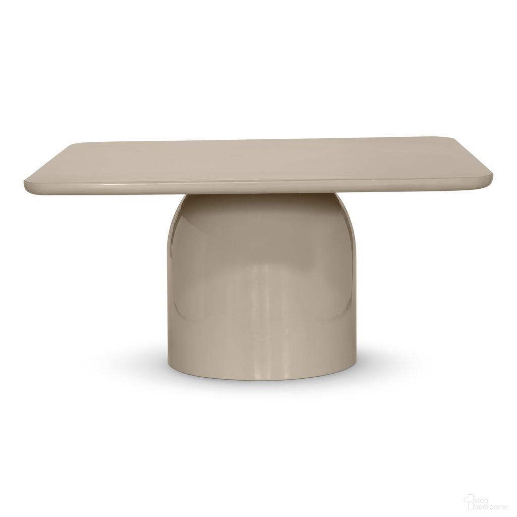 The appearance of Alessia Coffee Table In Latte Taupe designed by Urbia in the modern / contemporary interior design. This latte taupe piece of furniture  was selected by 1StopBedrooms from Alessia Collection to add a touch of cosiness and style into your home. Sku: ISN-ALESSIA-CT-14LT. Material: Enamel.