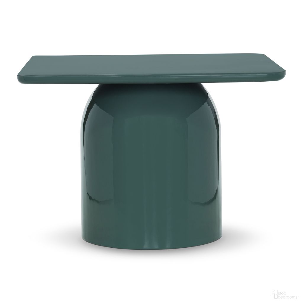 The appearance of Alessia Square Coffee Table In Obsidian Green designed by Urbia in the modern / contemporary interior design. This obsidian green piece of furniture was selected by 1StopBedrooms from Alessia Collection to add a touch of cosiness and style into your home. Sku: ISN-ALESSIA-CT-17OG. Material: Enamel.