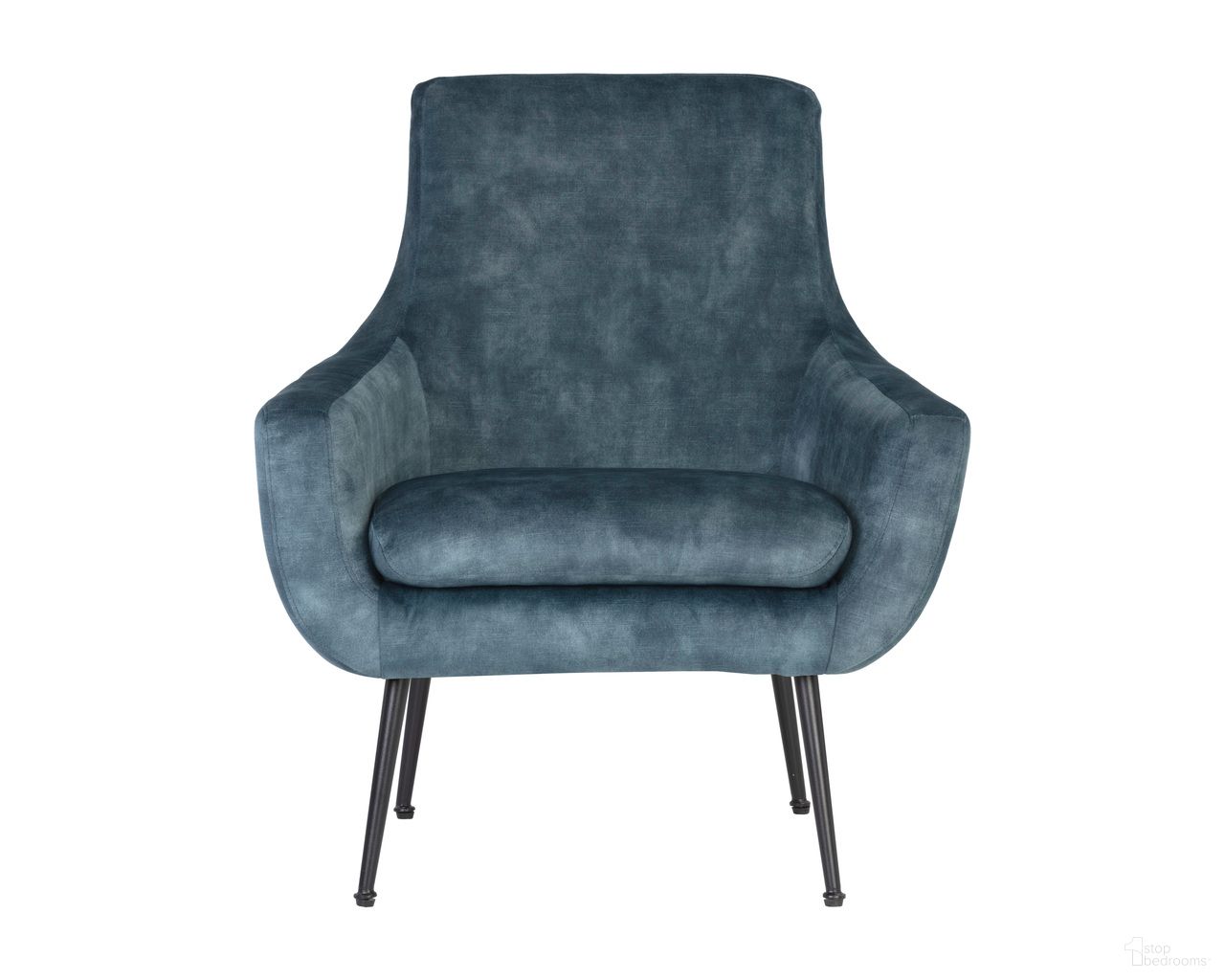 Aletta Lounge Chair In Nono Petrol
