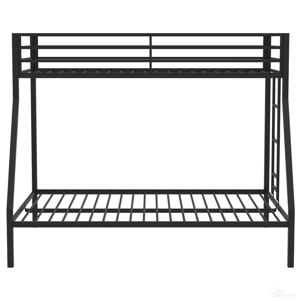 The appearance of Alevera Metal Twin Over Full Bunk Bed with Ladder In Black designed by Coaster in the transitional interior design. This black piece of furniture was selected by 1StopBedrooms from Alevera Collection to add a touch of cosiness and style into your home. Sku: 460365BLK. Bed Type: Bunk Bed. Material: Steel. Bed Size: Twin Over Full.