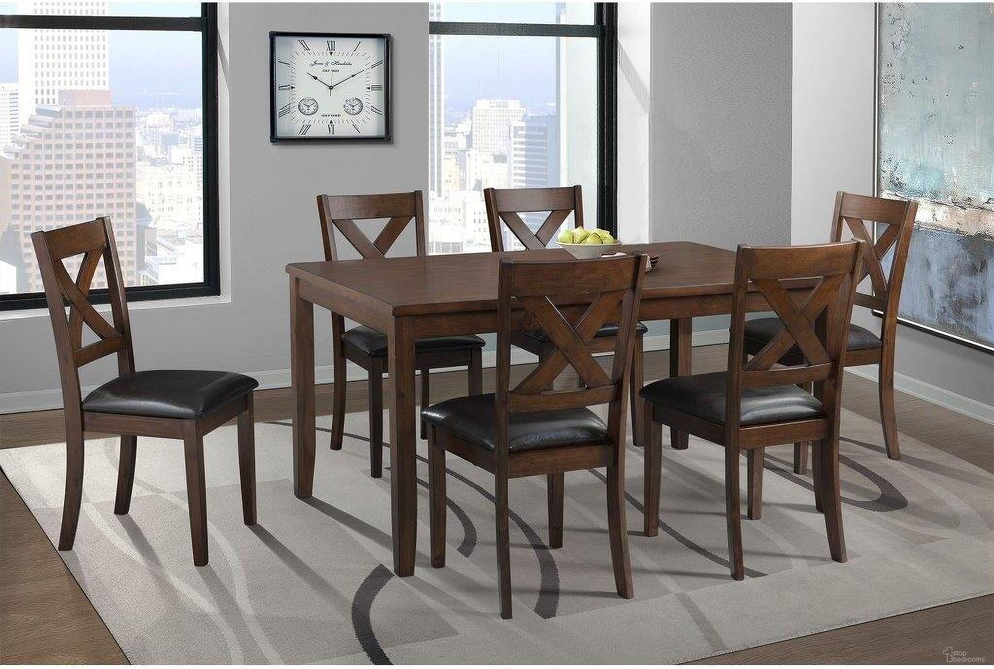 Alexa Cherry 7 Piece Dining Room Set