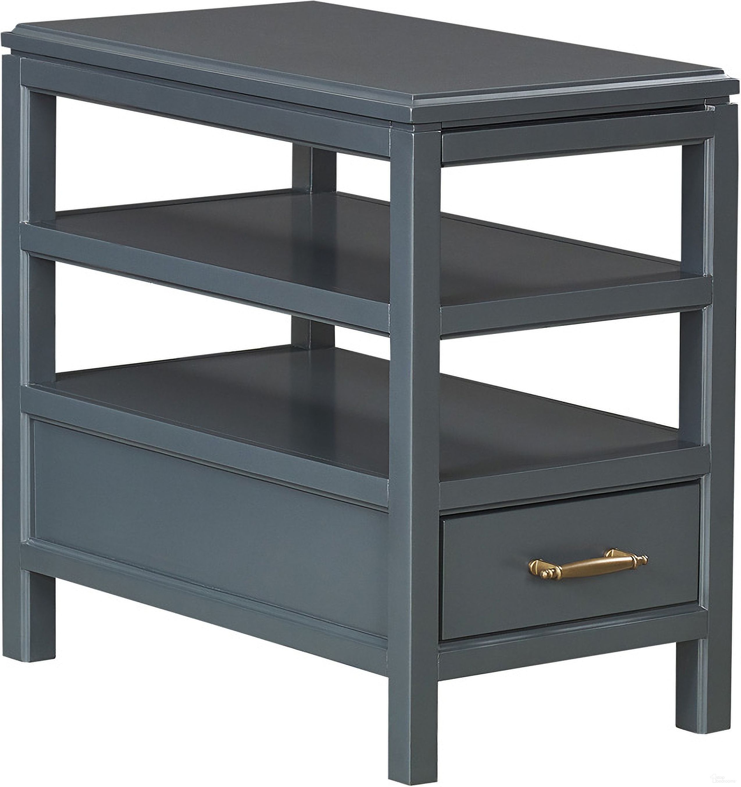 Alexander Chairside Table In Midnight