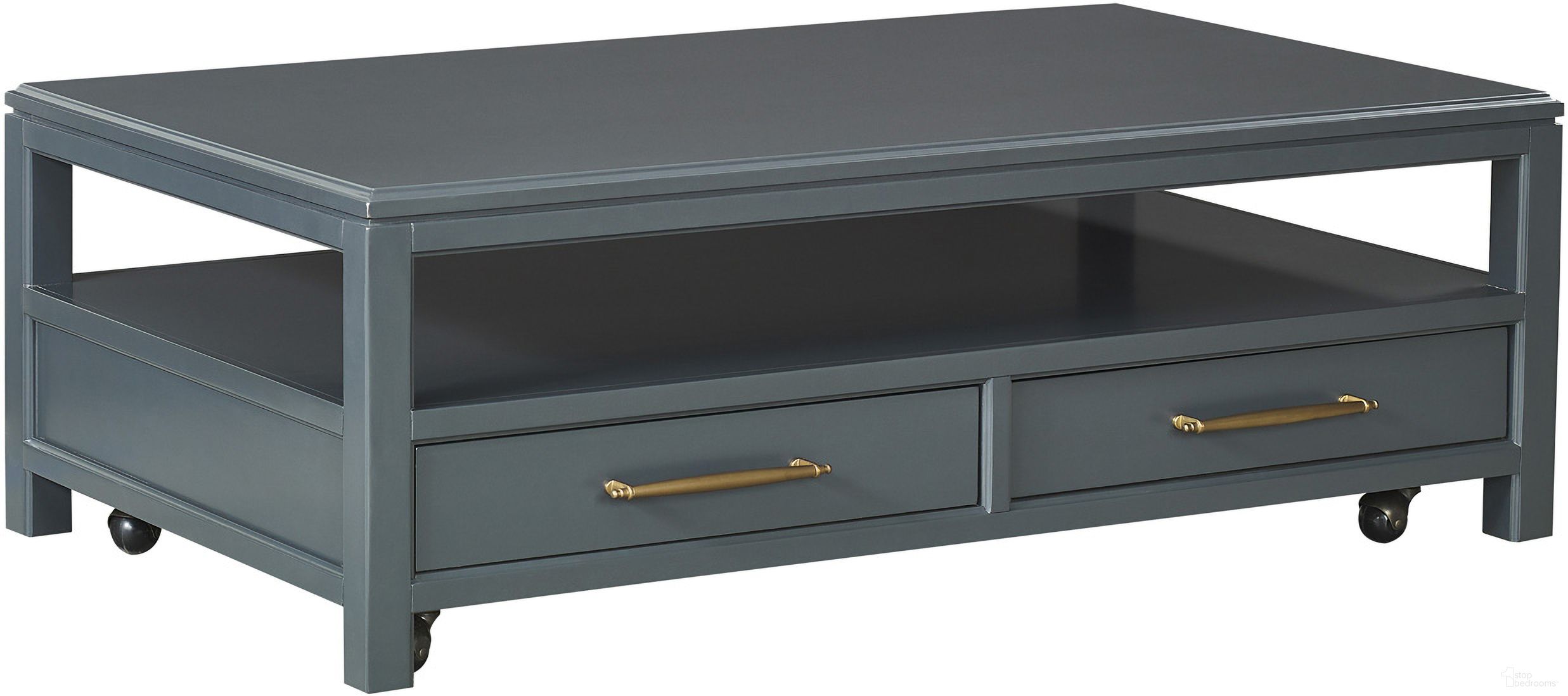 Alexander Cocktail Table In Midnight
