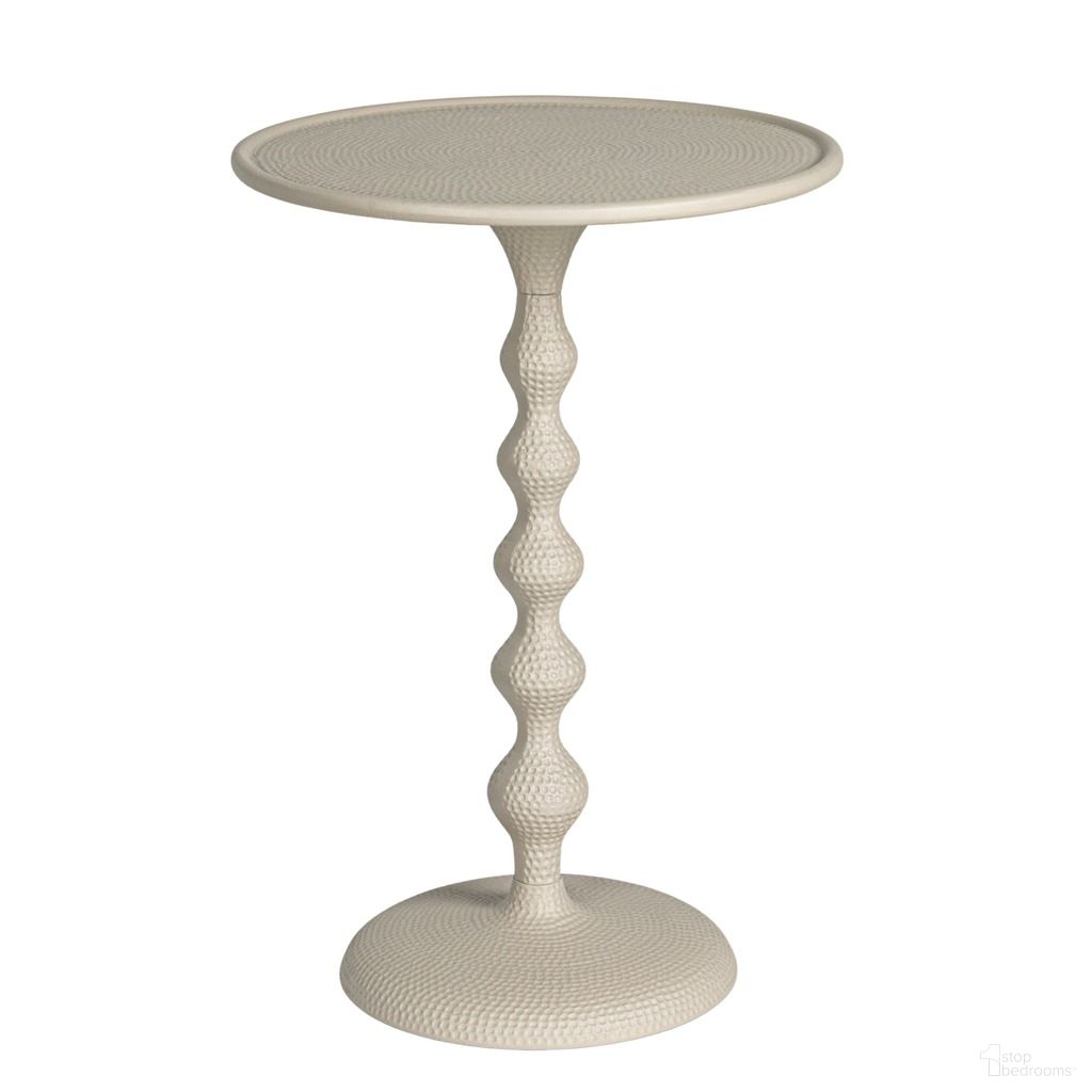 The appearance of Alexander Hammered Metal End Table In White designed by Rowena Interiors in the modern / contemporary interior design. This white piece of furniture was selected by 1StopBedrooms from Alexander Collection to add a touch of cosiness and style into your home. Sku: EC1843. Material: Iron.