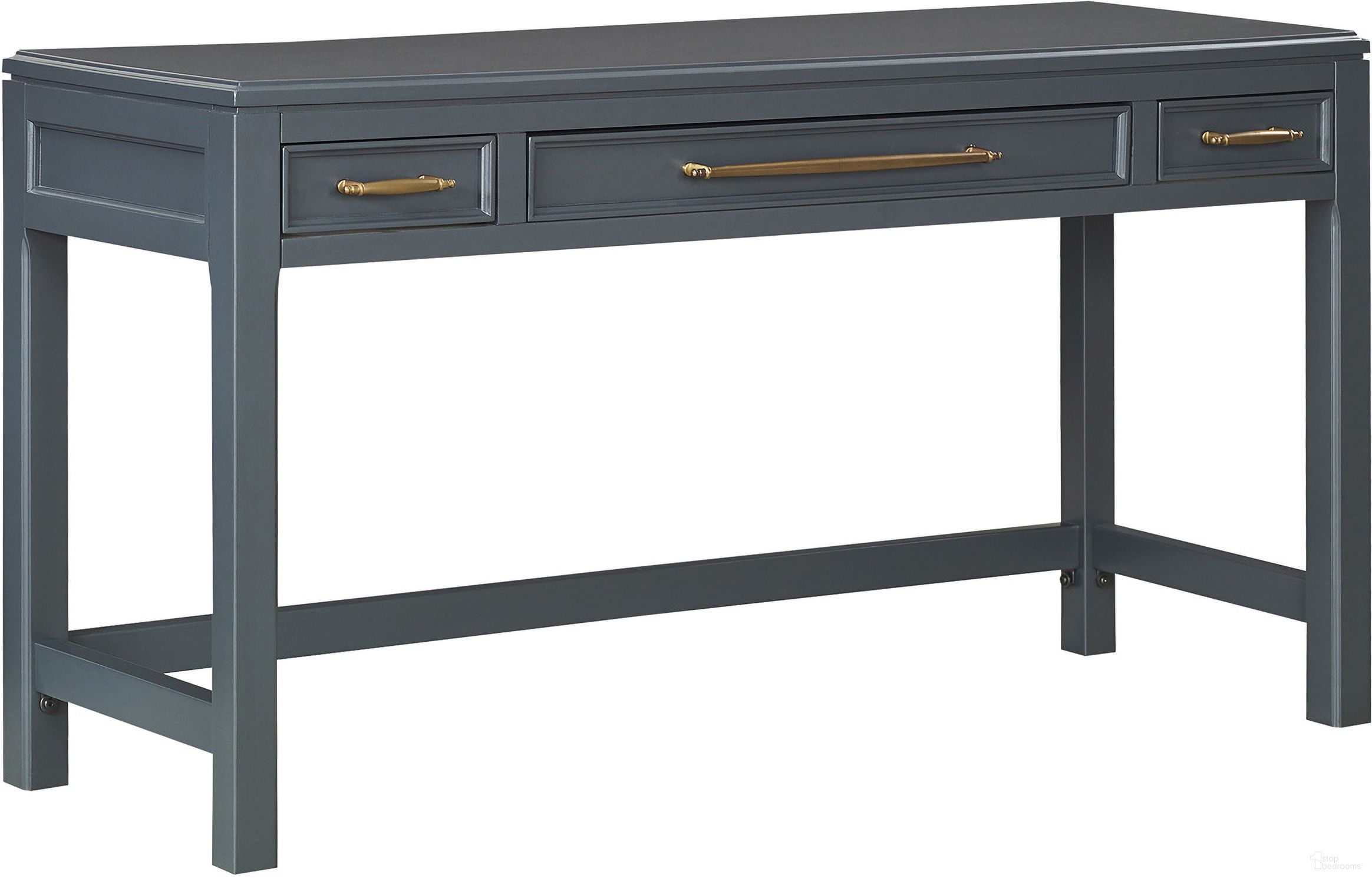 The appearance of Alexander Sofa Table Writing Desk In Midnight designed by Aspenhome in the transitional interior design. This midnight piece of furniture was selected by 1StopBedrooms from Alexander Collection to add a touch of cosiness and style into your home. Sku: I3014-9150. Material: Wood.