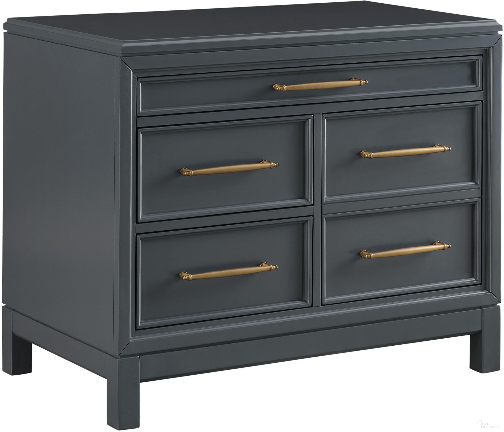 The appearance of Alexander Workstation Combo File In Midnight designed by Aspenhome in the transitional interior design. This midnight piece of furniture was selected by 1StopBedrooms from Alexander Collection to add a touch of cosiness and style into your home. Sku: I3014-378. Material: Wood.