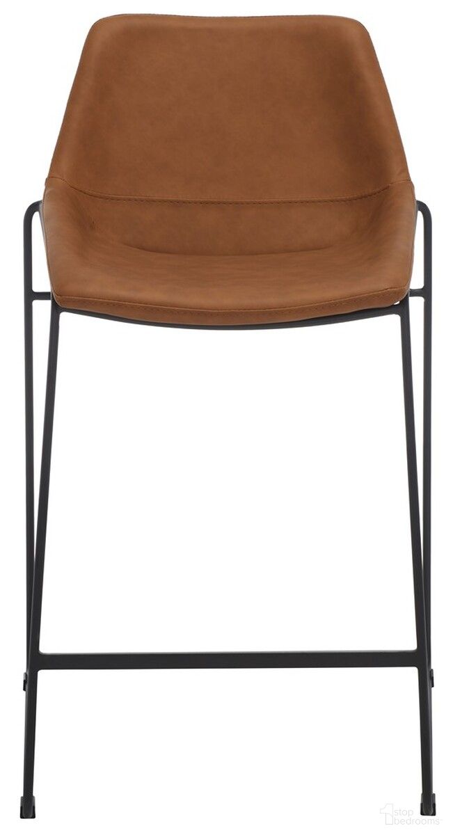 The appearance of Alexis Mid Century Counter Stool in Cognac designed by Safavieh in the transitional interior design. This cognac piece of furniture was selected by 1StopBedrooms from Alexis Collection to add a touch of cosiness and style into your home. Sku: BST3000F. Material: Wood.