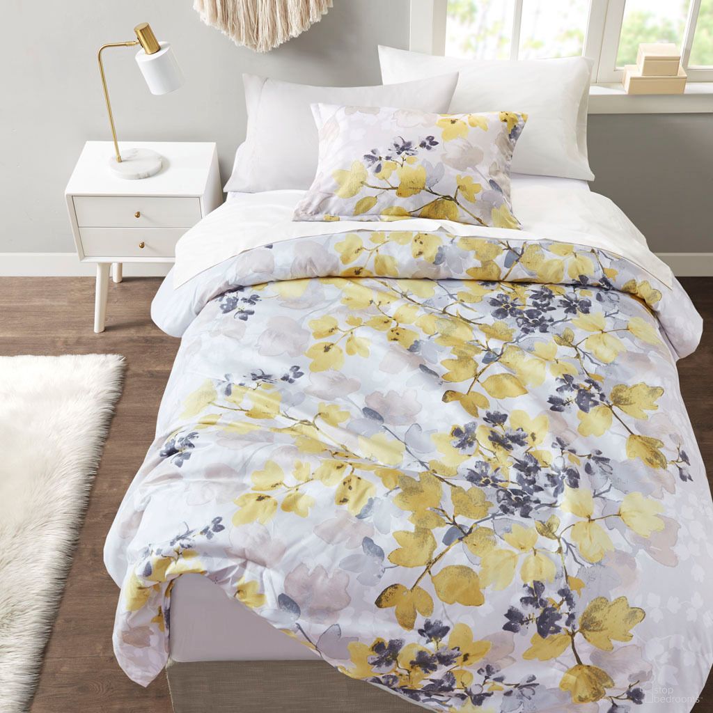 The appearance of Alexis 6 Piece Twin Comforter Set with Bed Sheets In Yellow designed by Olliix in the transitional interior design. This yellow piece of furniture  was selected by 1StopBedrooms from Alexis Collection to add a touch of cosiness and style into your home. Sku: CS10-1378. Material: Polyester. Bed Size: Twin.