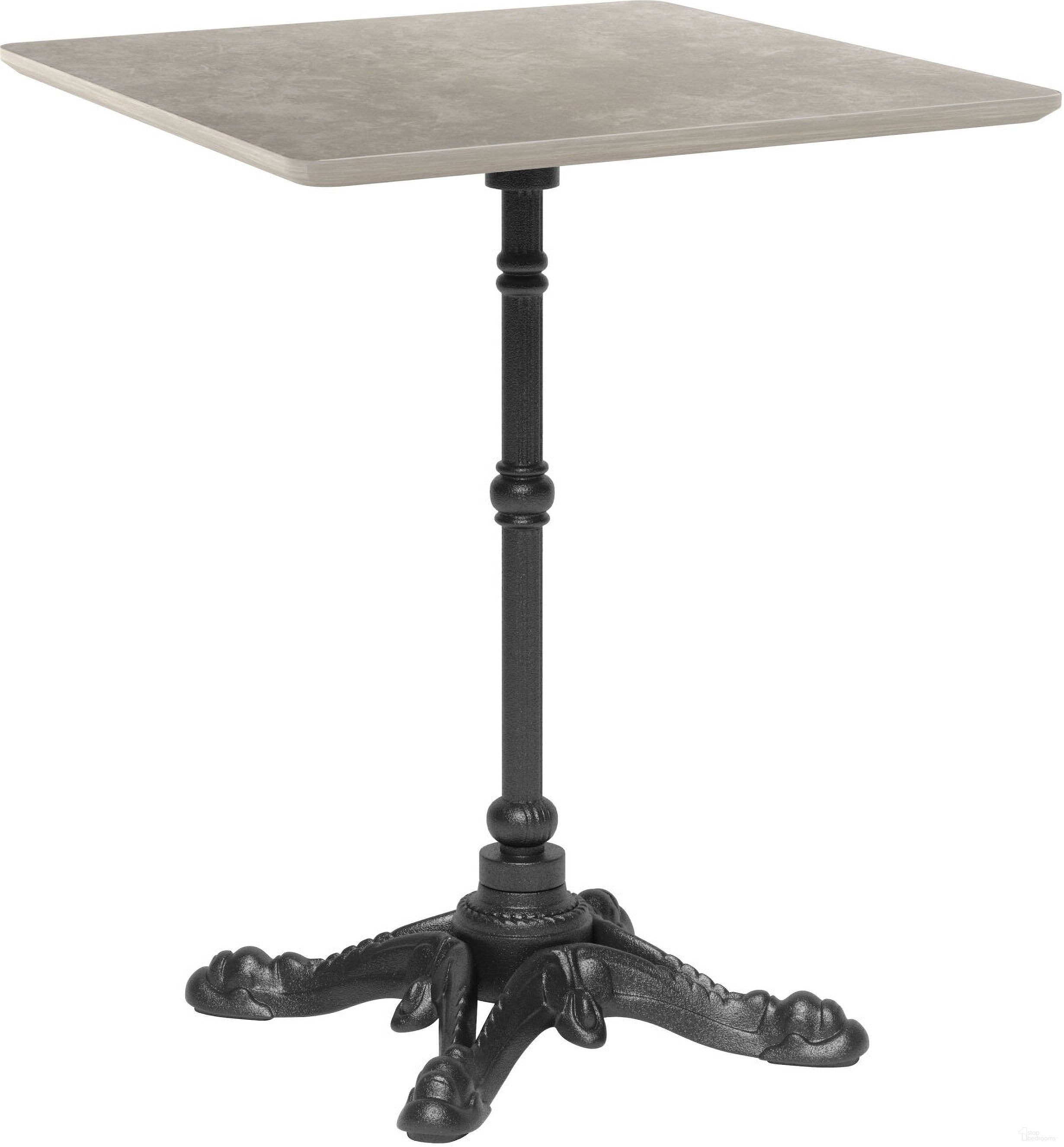 The appearance of Alfresco Dining Table In Gray designed by Zuo Modern in the modern / contemporary interior design. This gray piece of furniture  was selected by 1StopBedrooms from Alfresco Collection to add a touch of cosiness and style into your home. Sku: 704051. Table Base Style: Pedestal. Material: MDF. Size: 24".