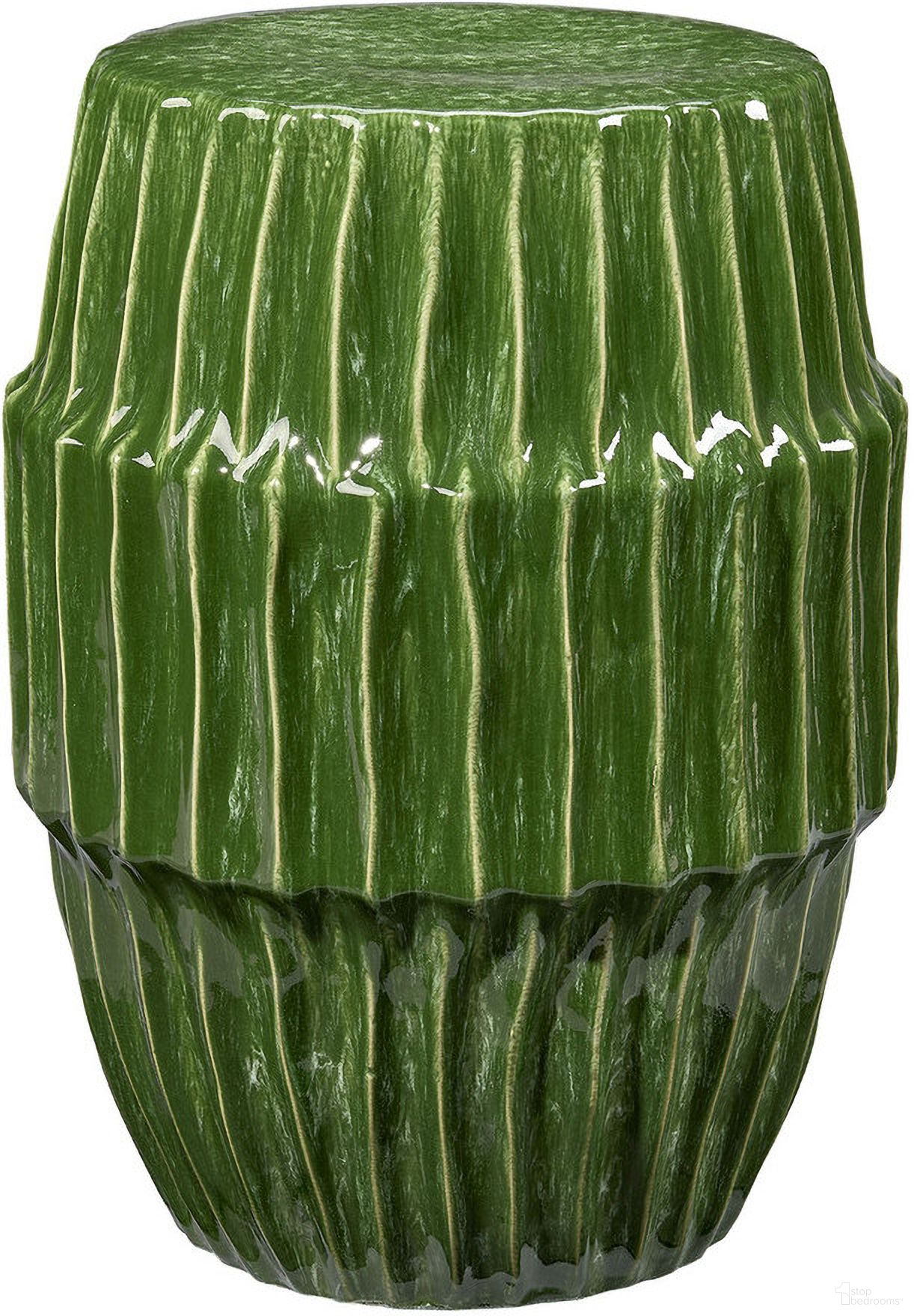 The appearance of Algae Ceramic Side Table In Green designed by Jamie Young Company in the coastal interior design. This green piece of furniture  was selected by 1StopBedrooms from Algae Collection to add a touch of cosiness and style into your home. Sku: 20ALGA-STGRN. Material: Ceramic.