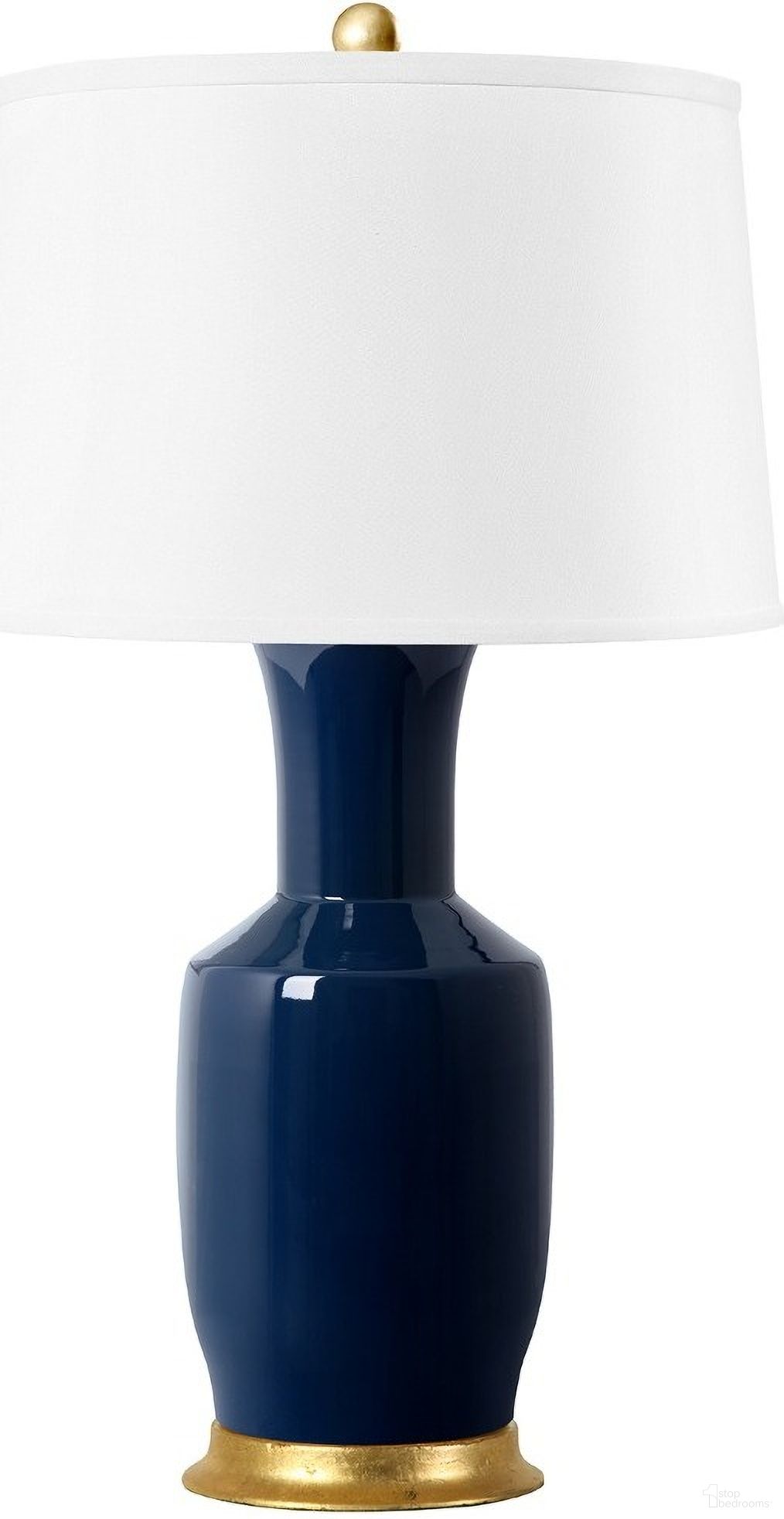 The appearance of Alia Lamp Without Shade In Navy Blue designed by Villa & House in the transitional interior design. This navy blue piece of furniture was selected by 1StopBedrooms from Alia Collection to add a touch of cosiness and style into your home. Sku: ALI-800-208. Material: Porcelain.