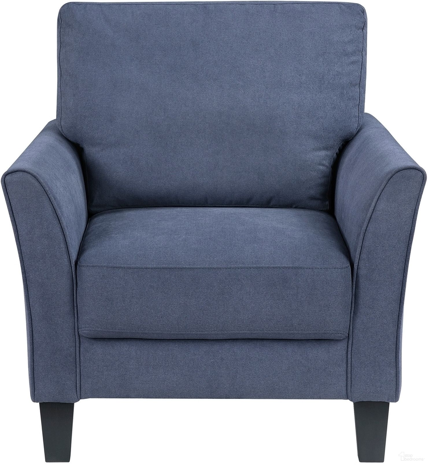 The appearance of Aliana Chair In Blue designed by Homelegance in the transitional interior design. This blue piece of furniture was selected by 1StopBedrooms from Aliana Collection to add a touch of cosiness and style into your home. Sku: 9519BUE-1. Material: Textured.