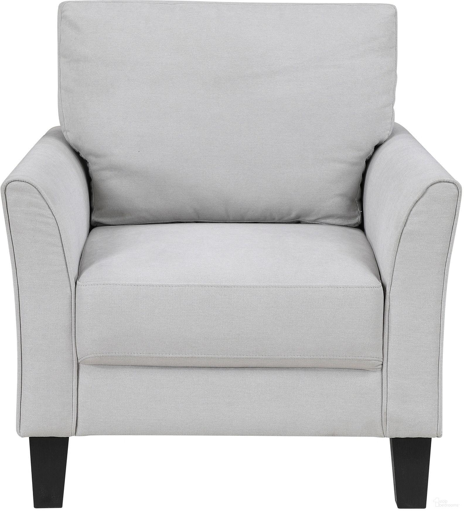 The appearance of Aliana Chair In Gray designed by Homelegance in the transitional interior design. This gray piece of furniture was selected by 1StopBedrooms from Aliana Collection to add a touch of cosiness and style into your home. Sku: 9519GRY-1. Material: Textured.