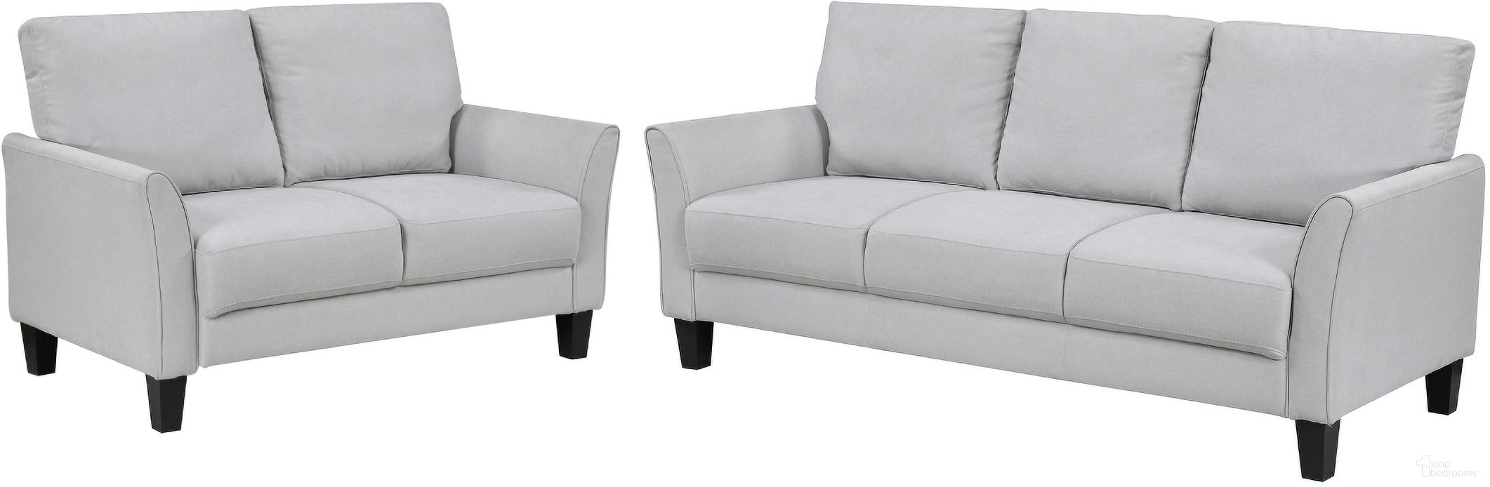 The appearance of Aliana Living Room Set In Gray designed by Homelegance in the modern / contemporary interior design. This gray piece of furniture was selected by 1StopBedrooms from Aliana Collection to add a touch of cosiness and style into your home. Sku: 9519GRY-3;9519GRY-2. Material: Textured.