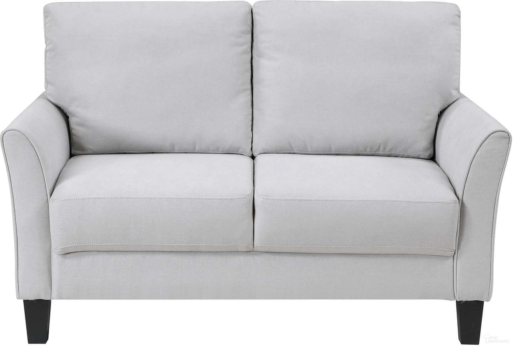 The appearance of Aliana Loveseat In Gray designed by Homelegance in the transitional interior design. This gray piece of furniture was selected by 1StopBedrooms from Aliana Collection to add a touch of cosiness and style into your home. Sku: 9519GRY-2. Material: Textured.