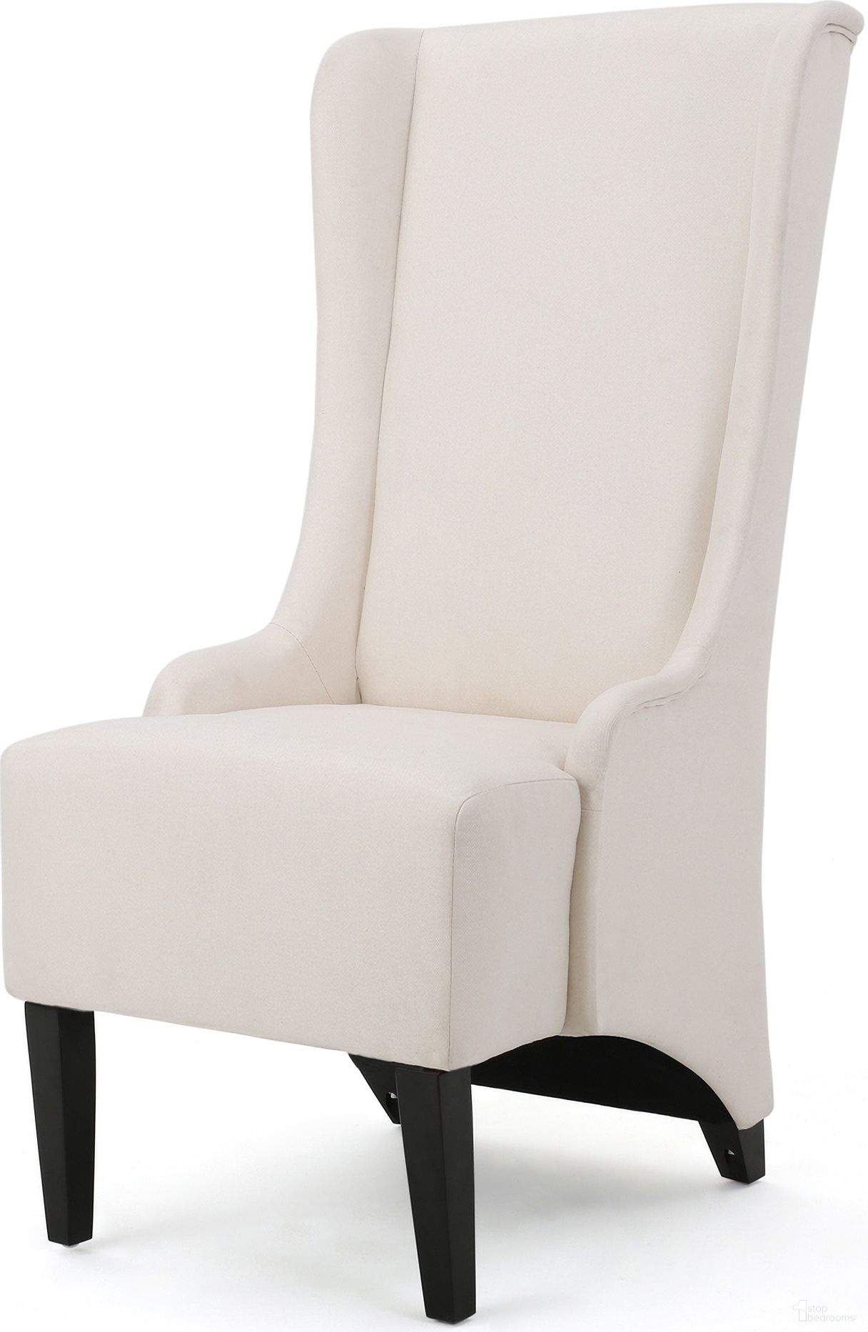 The appearance of Alight Upholstered Dining Chair with High Back and Birch Wood Legs In Beige designed by Noble House in the modern / contemporary interior design. This beige piece of furniture was selected by 1StopBedrooms from Alight Collection to add a touch of cosiness and style into your home. Sku: 59260.00BEI. Material: Wood. Chair Type: Side Chair.
