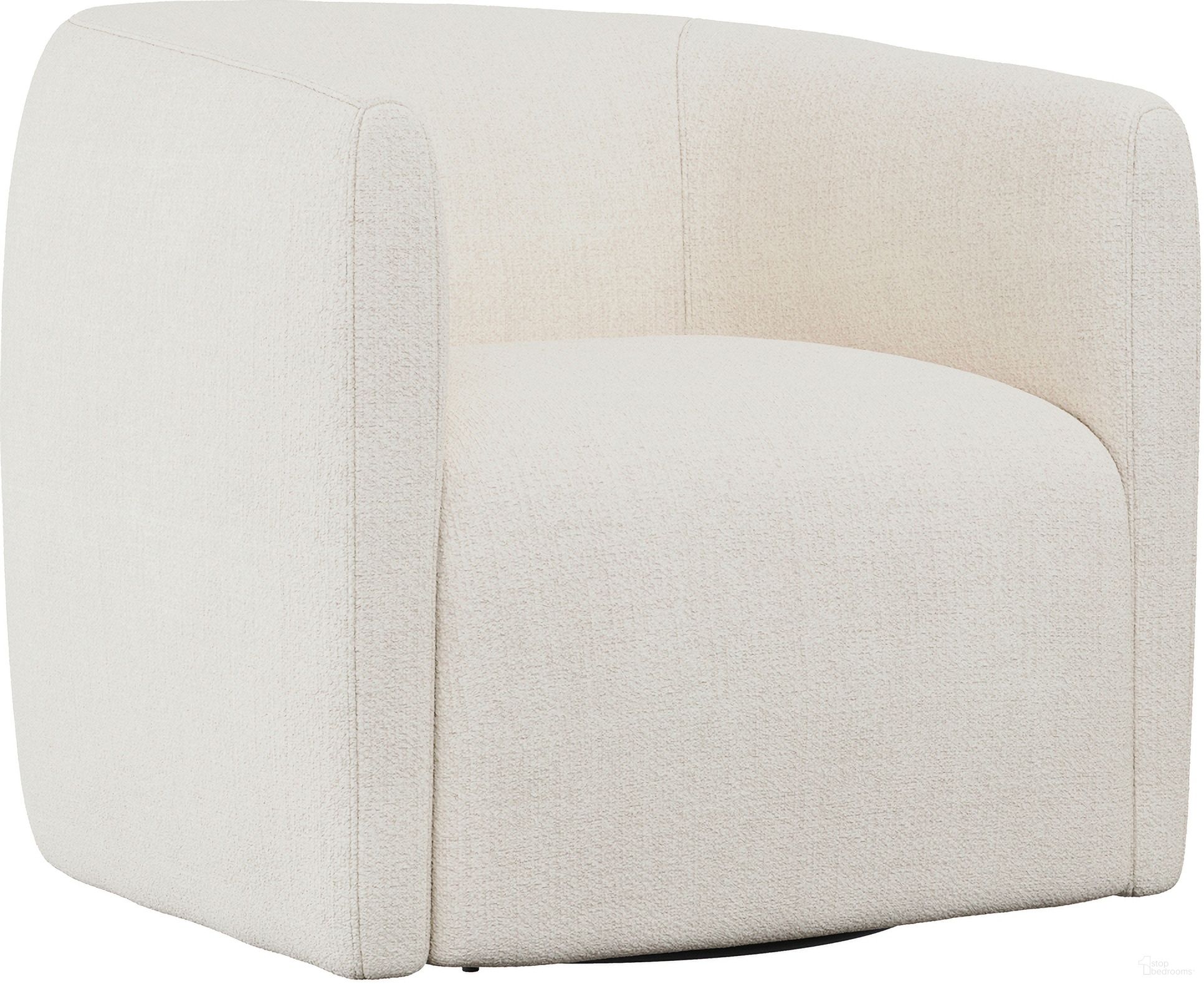The appearance of Aline Fabric Swivel Chair In White designed by Bernhardt in the modern / contemporary interior design. This white chenille piece of furniture was selected by 1StopBedrooms from Alana Collection to add a touch of cosiness and style into your home. Sku: B6923S_5558-000. Material: Wood. Upholstery Material: Chenille.