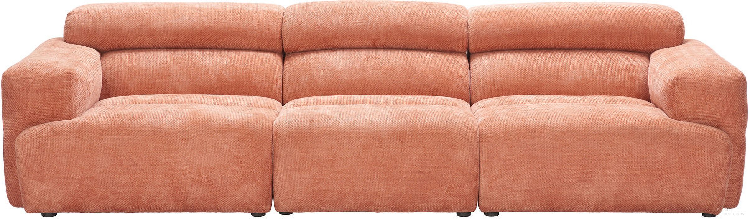 The appearance of Alis Modular Sectional In Orange designed by Zuo Modern in the modern / contemporary interior design. This orange piece of furniture was selected by 1StopBedrooms from Alis Collection to add a touch of cosiness and style into your home. Sku: 110708. Material: Performance Fabric.