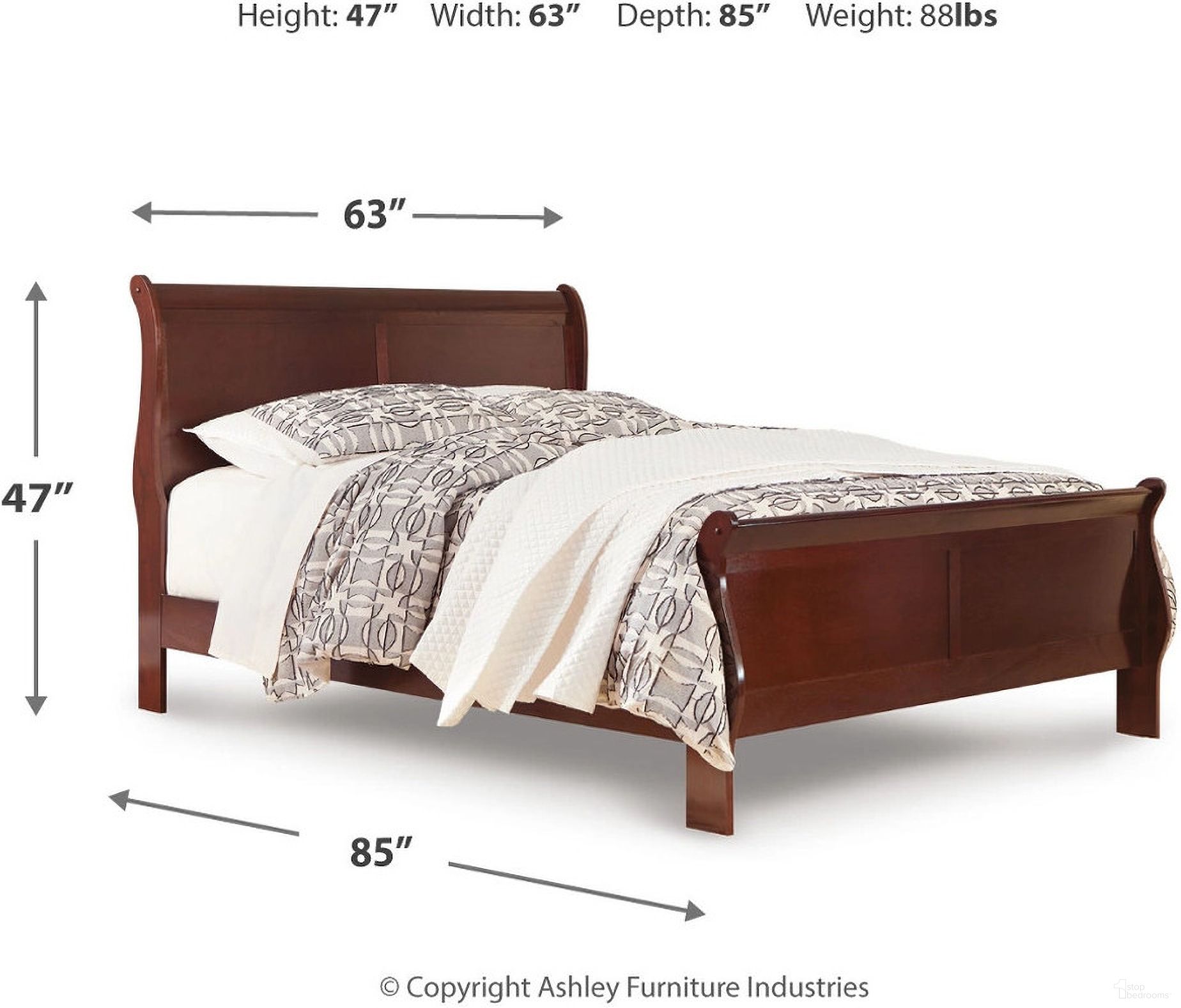 Alisdair Queen Sleigh Bed by Ashley Furniture 1StopBedrooms