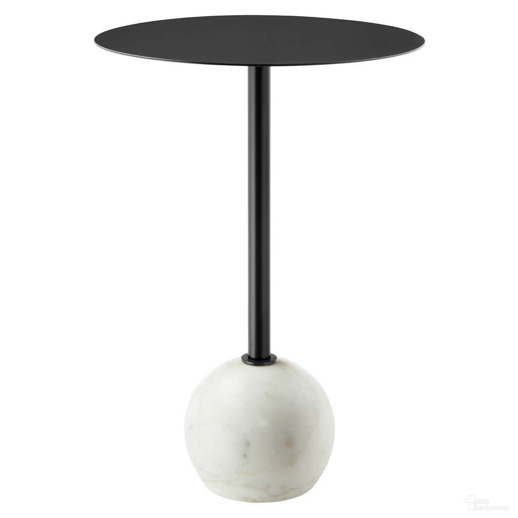 The appearance of Aliza Marble Round Side Table In White and Black designed by Modway in the modern / contemporary interior design. This white and black piece of furniture  was selected by 1StopBedrooms from Aliza Collection to add a touch of cosiness and style into your home. Sku: EEI-6606-WHI-BLK. Material: Wood.