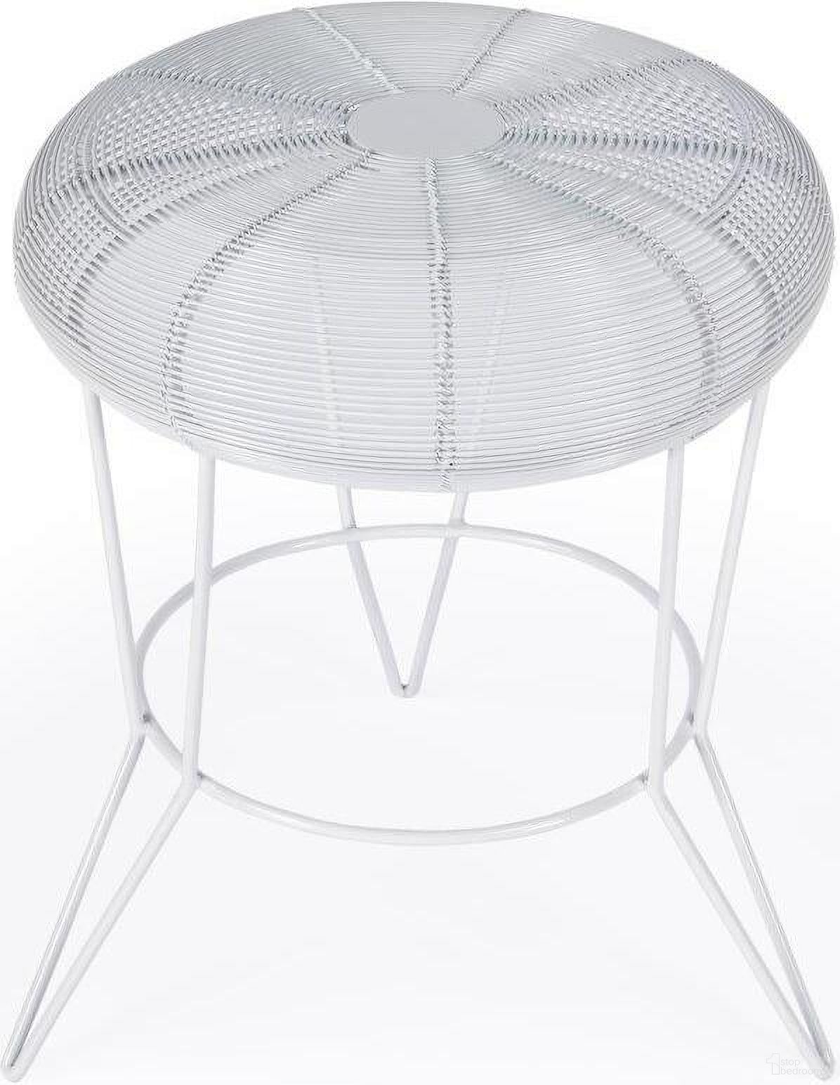 The appearance of Allen Decorative Wire Accent Table In White designed by Butler Specialty Company in the modern / contemporary interior design. This white piece of furniture was selected by 1StopBedrooms from Allen Collection to add a touch of cosiness and style into your home. Sku: 5633288. Material: Iron.