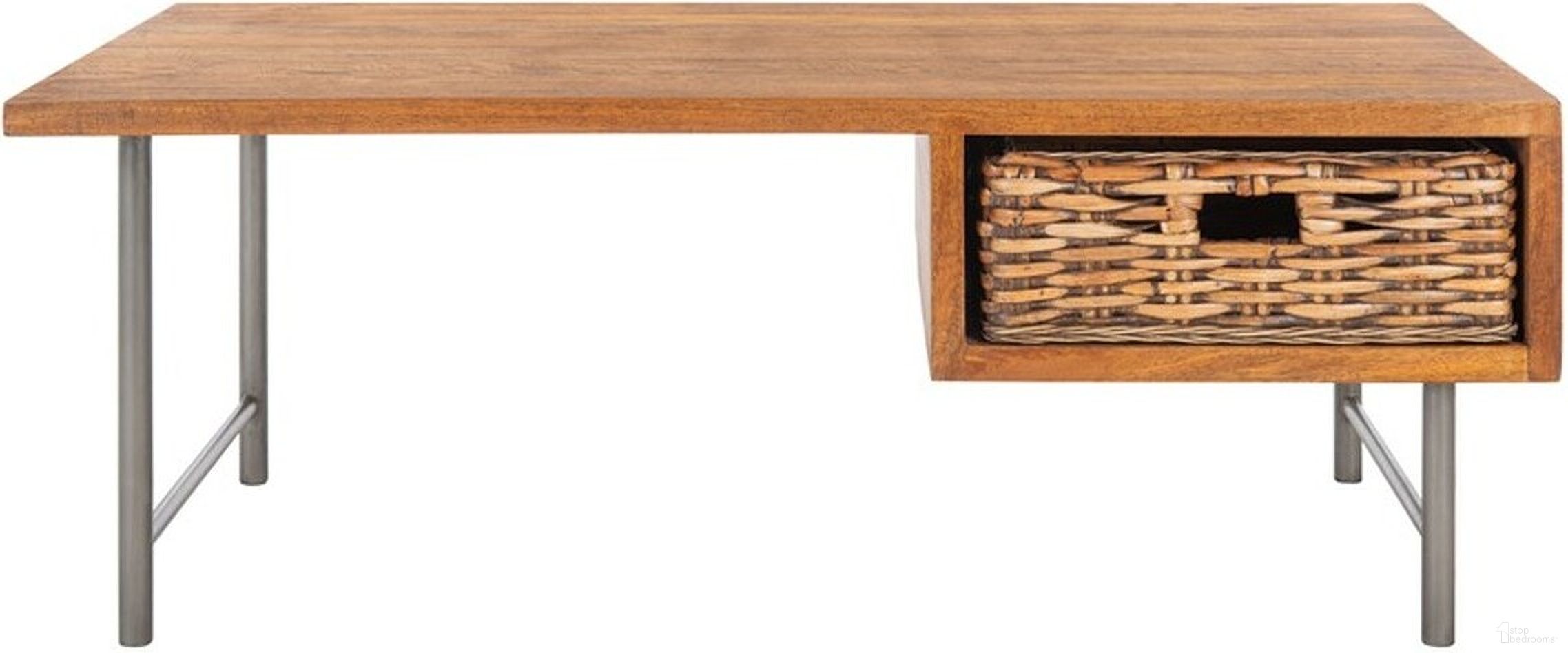 The appearance of Allester 1 Rattan Drawer Coffee Table in Brown and Black designed by Safavieh in the modern / contemporary interior design. This brown/black piece of furniture was selected by 1StopBedrooms from Allester Collection to add a touch of cosiness and style into your home. Sku: COF6504A. Material: Wood.