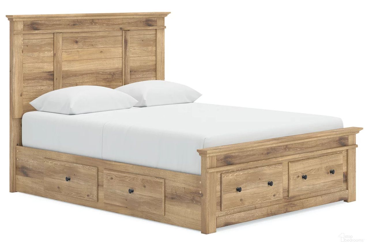 The appearance of Allihauser Queen Panel Storage Bed In Tan designed by Signature Design by Ashley in the transitional interior design. This tan piece of furniture was selected by 1StopBedrooms from Allihauser Collection to add a touch of cosiness and style into your home. Sku: B100-13;NCB1170-54S;NCB1170-57;NCB1170-60;NCB1170-95. Bed Type: Storage Bed. Bed Size: Queen.