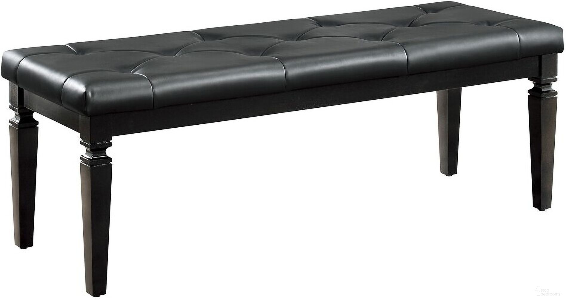 The appearance of Allura Black Bench designed by Homelegance in the modern / contemporary interior design. This black piece of furniture was selected by 1StopBedrooms from Allura Collection to add a touch of cosiness and style into your home. Sku: 1916BK-FBH. Material: Wood.