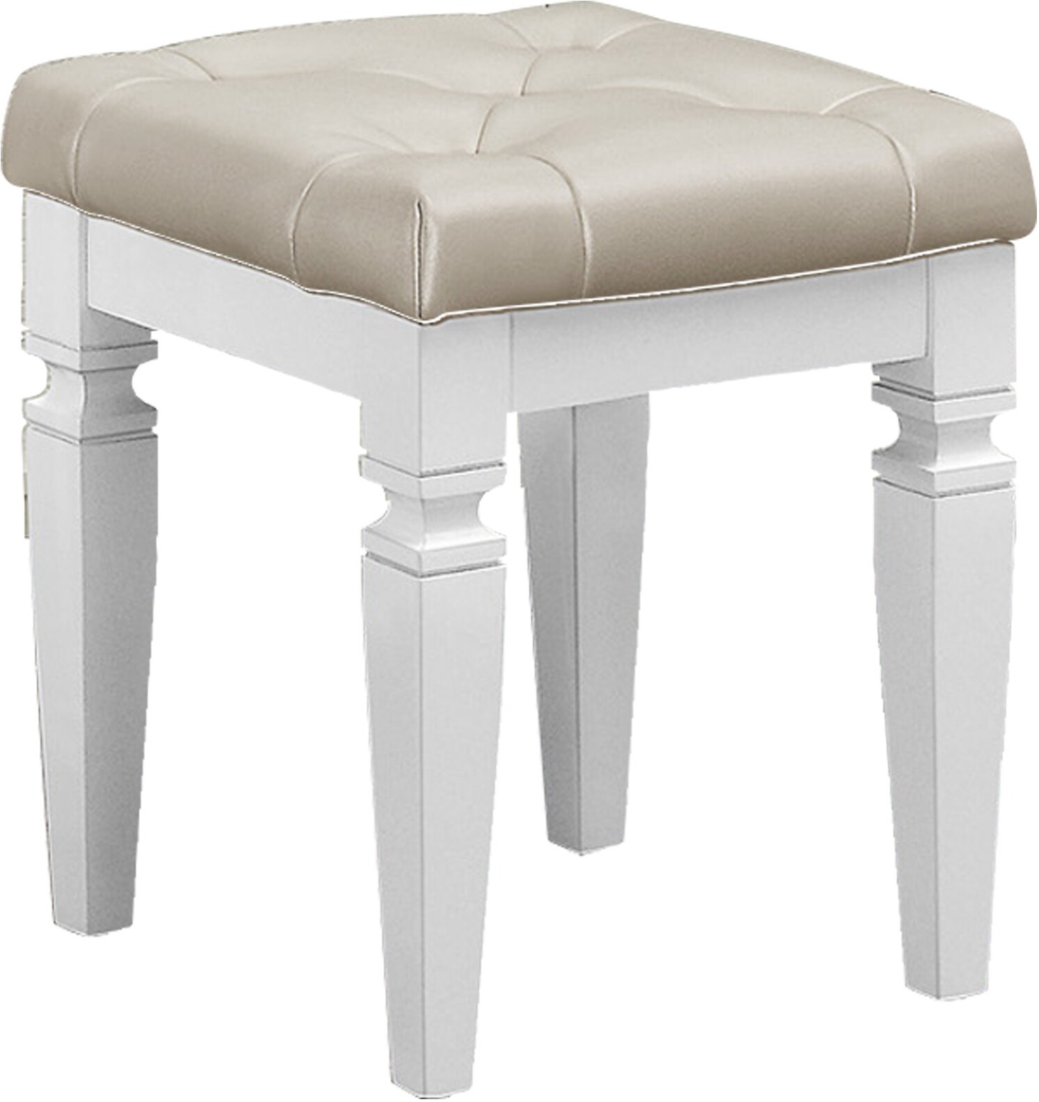 Morena Acrylic Vanity Stool from Butler