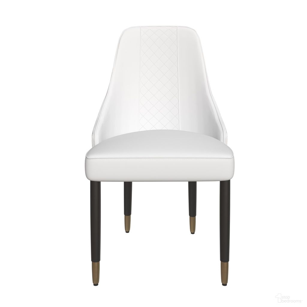 Allure Modern Dining Chair In White