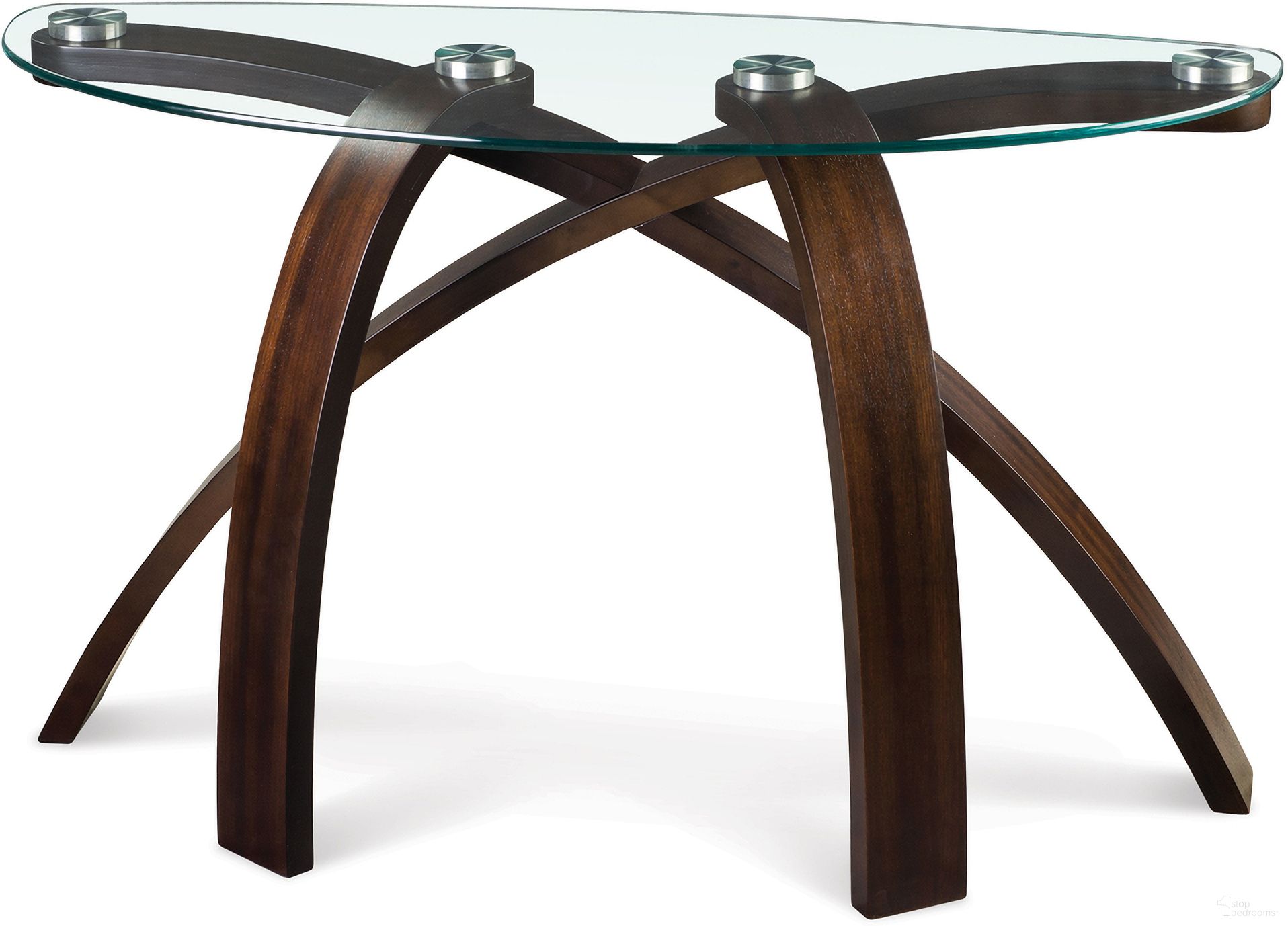 Allure Sofa Table In Hazlenut