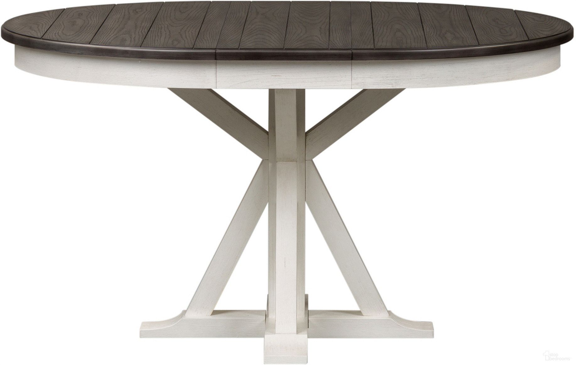 The appearance of Allyson Park Round Dining Table designed by Liberty in the traditional interior design. This white piece of furniture was selected by 1StopBedrooms from Allyson Park Collection to add a touch of cosiness and style into your home. Sku: 417-P4254;417-T4254. Table Base Style: Pedestal. Table Top Shape: Round. Material: Poplar. Size: 40".