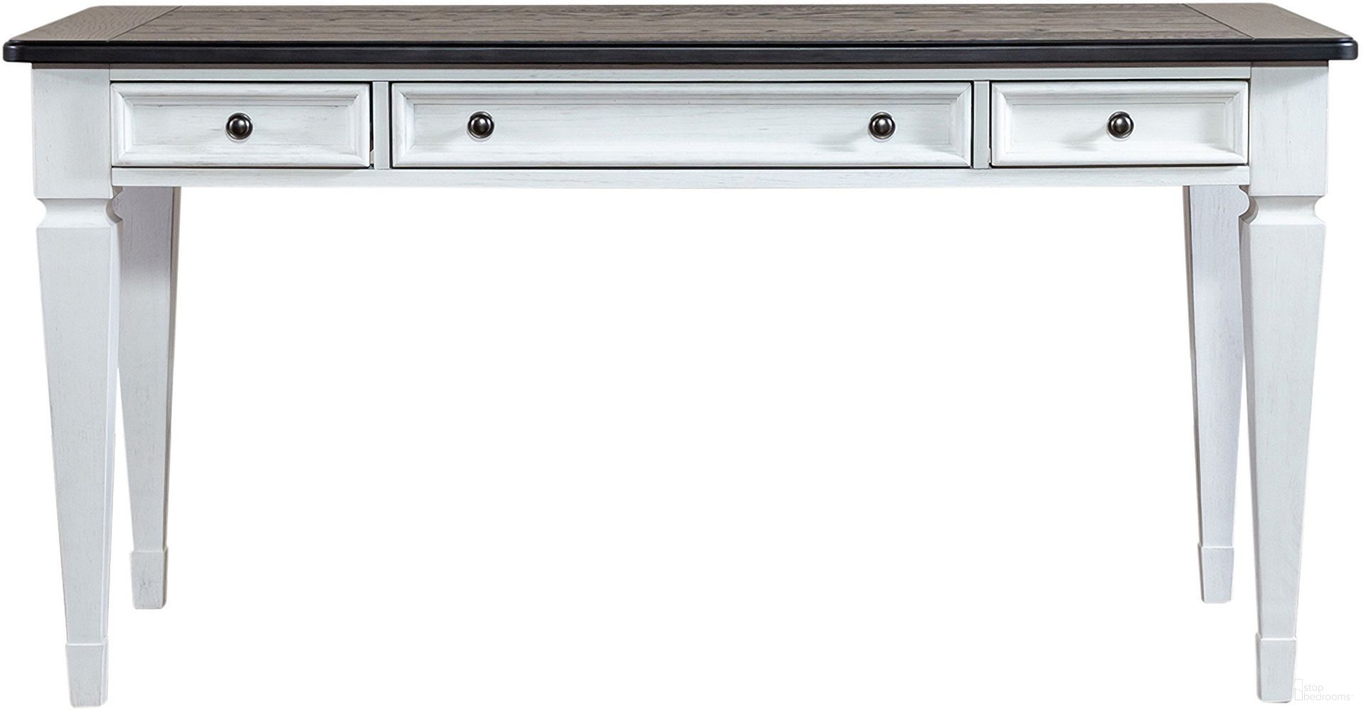 The appearance of Allyson Park Wirebrushed White Writing Desk designed by Liberty in the transitional interior design. This white piece of furniture was selected by 1StopBedrooms from Allyson Park Collection to add a touch of cosiness and style into your home. Sku: 417-HO107. Material: Pine.