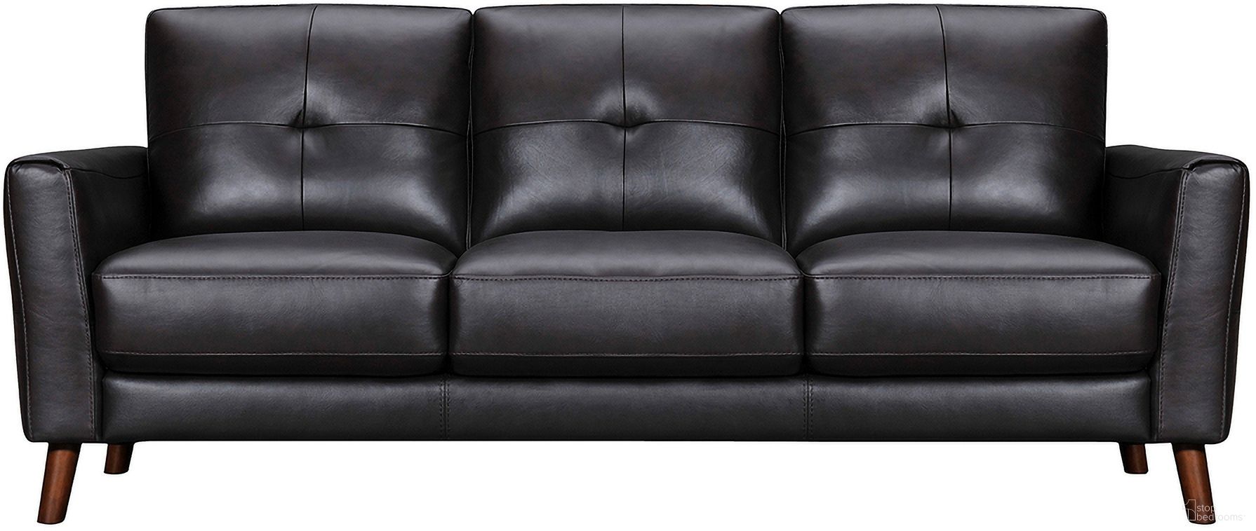 The appearance of Almafi 82 Inch Leather Sofa In Brown designed by Armen Living in the modern / contemporary interior design. This brown piece of furniture was selected by 1StopBedrooms from Almafi Collection to add a touch of cosiness and style into your home. Sku: LCAF3BRN. Material: Leather.