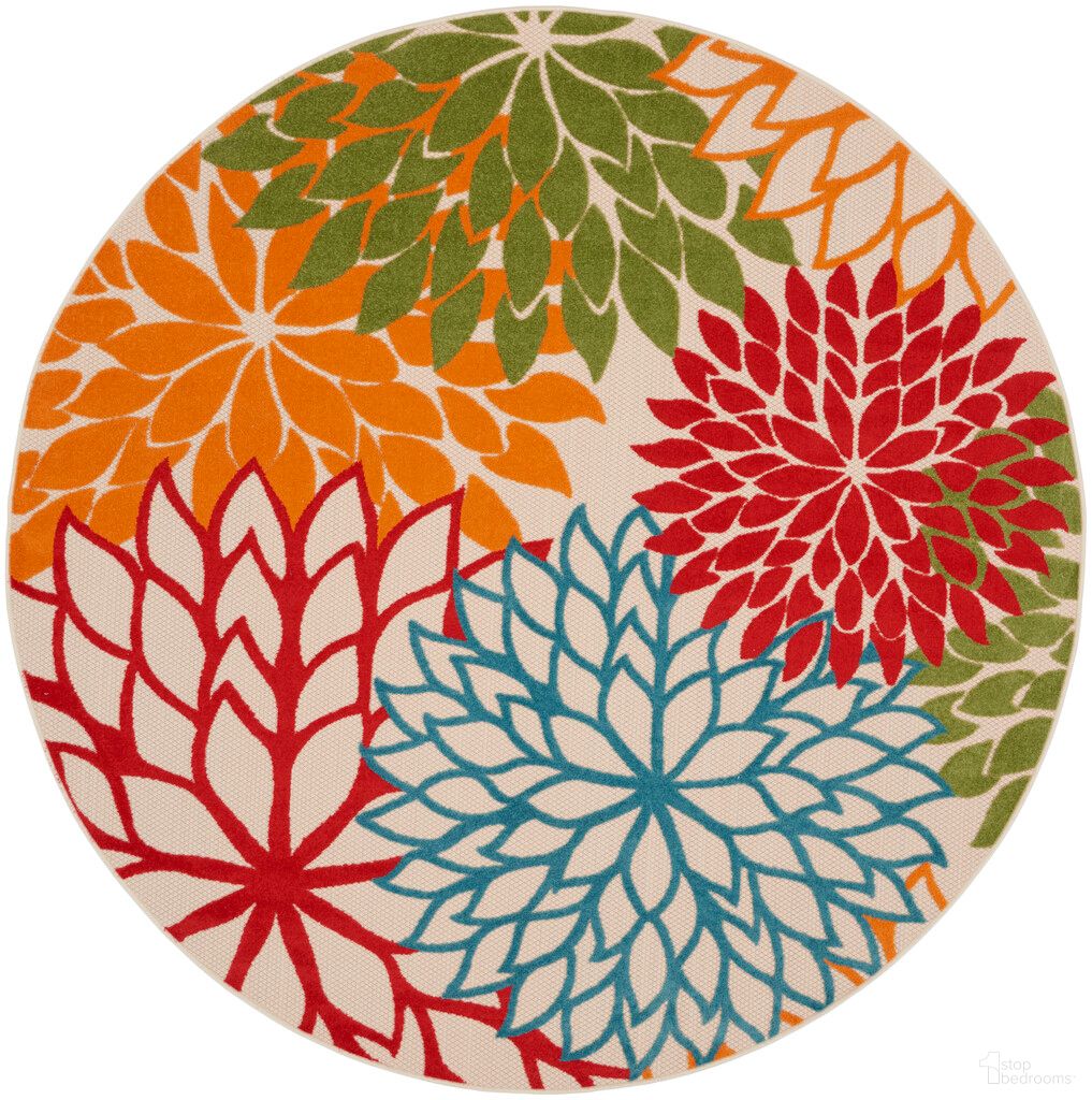 Aloha 10' x 10' Round Rug In Green