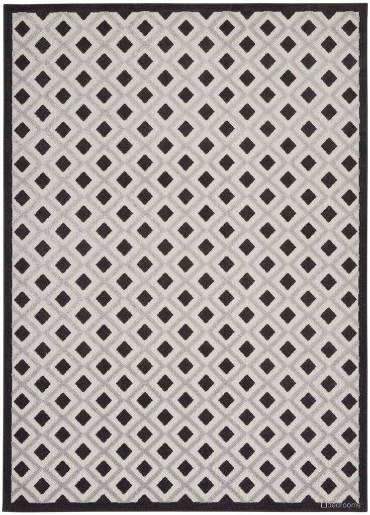 The appearance of Aloha 12' x 15' Modern Rug In Black White designed by Nourison in the modern / contemporary interior design. This black white piece of furniture was selected by 1StopBedrooms from Aloha Collection to add a touch of cosiness and style into your home. Sku: 99446829917. Material: Polypropylene.