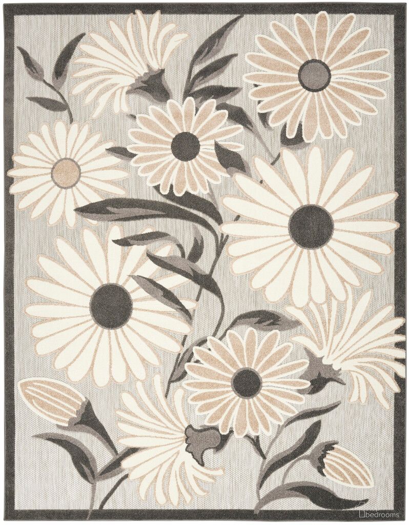 The appearance of Aloha 9' x 12' Contemporary Rug In Beige designed by Nourison in the modern / contemporary interior design. This beige piece of furniture was selected by 1StopBedrooms from Aloha Collection to add a touch of cosiness and style into your home. Sku: 99446171252. Material: Polypropylene.