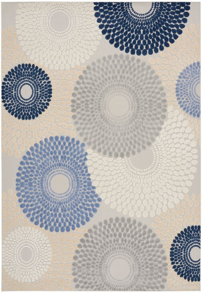 The appearance of Aloha 9' x 12' Modern Rug In Blue Grey designed by Nourison in the modern / contemporary interior design. This blue grey piece of furniture was selected by 1StopBedrooms from Aloha Collection to add a touch of cosiness and style into your home. Sku: 99446167316. Material: Polypropylene.