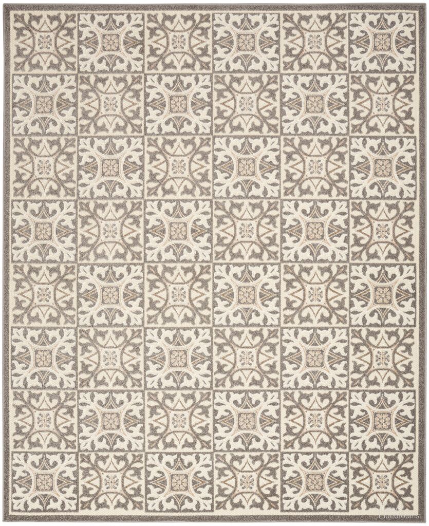 The appearance of Aloha 9' x 12' Contemporary Rug In Ivory Grey designed by Nourison in the modern / contemporary interior design. This ivory grey piece of furniture was selected by 1StopBedrooms from Aloha Collection to add a touch of cosiness and style into your home. Sku: 99446173973. Material: Polypropylene.