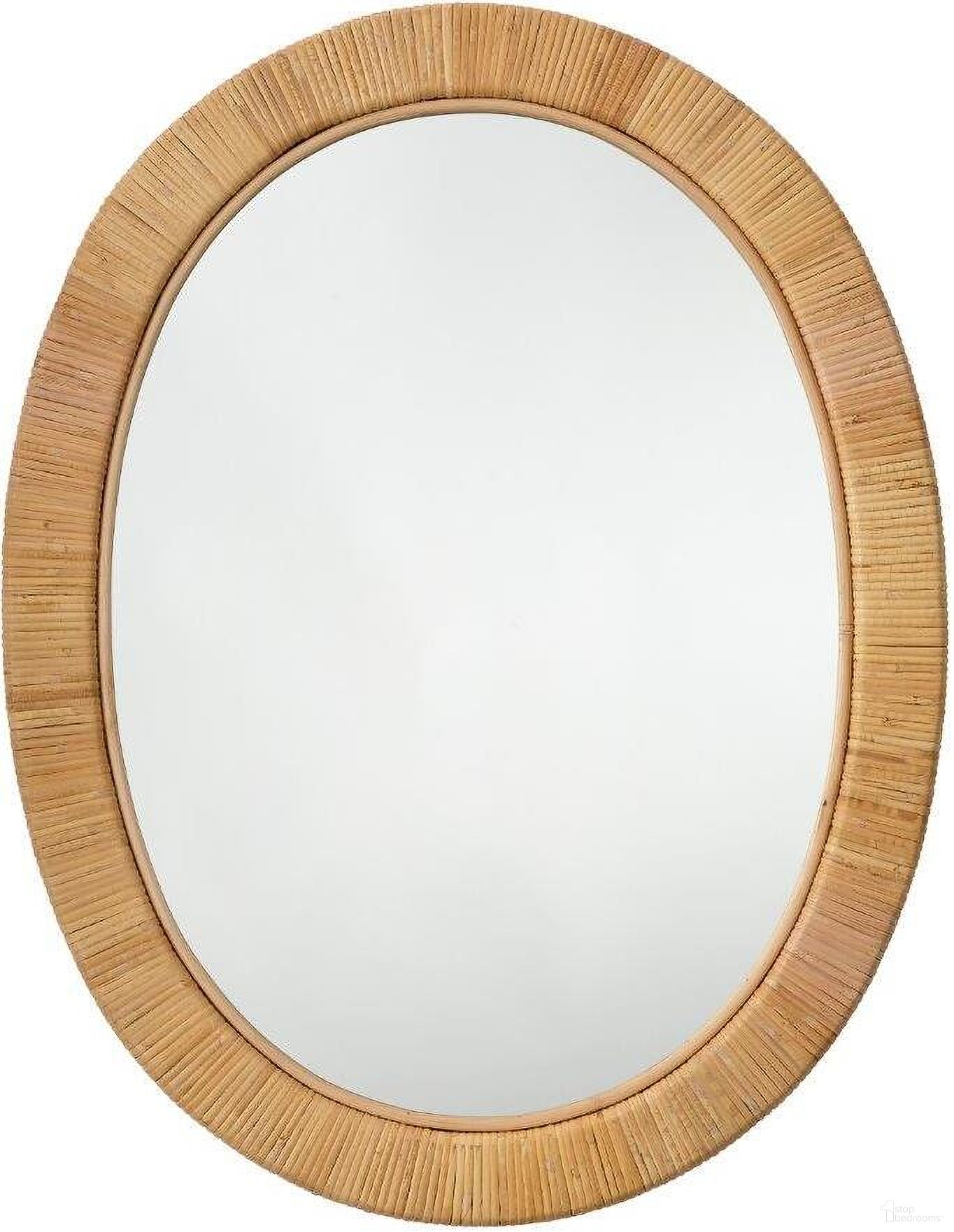 The appearance of Aloha Rattan Mirror In Natural designed by Jamie Young Company in the coastal interior design. This natural piece of furniture  was selected by 1StopBedrooms from Aloha Collection to add a touch of cosiness and style into your home. Sku: LS6ALOHANAT. Material: Glass.