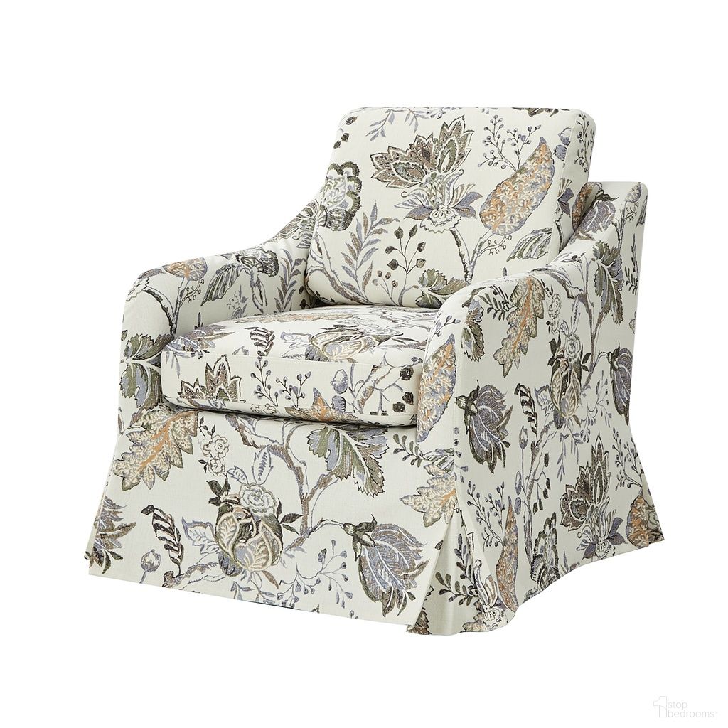 The appearance of Alois Slipcovered Swivel Chair In Jeacobean designed by Karat Home in the bohemian interior design. This jeacobean piece of furniture was selected by 1StopBedrooms from Alois Collection to add a touch of cosiness and style into your home. Sku: CHM0850-JEA. Material: Print Linen Look Fabric.