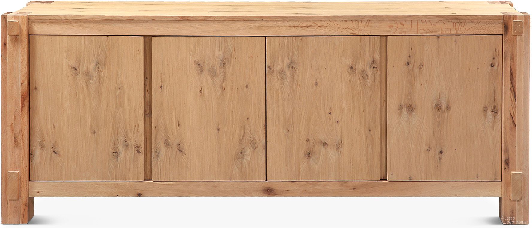 Alpine 80 Inch Buffet In Distressed Oak