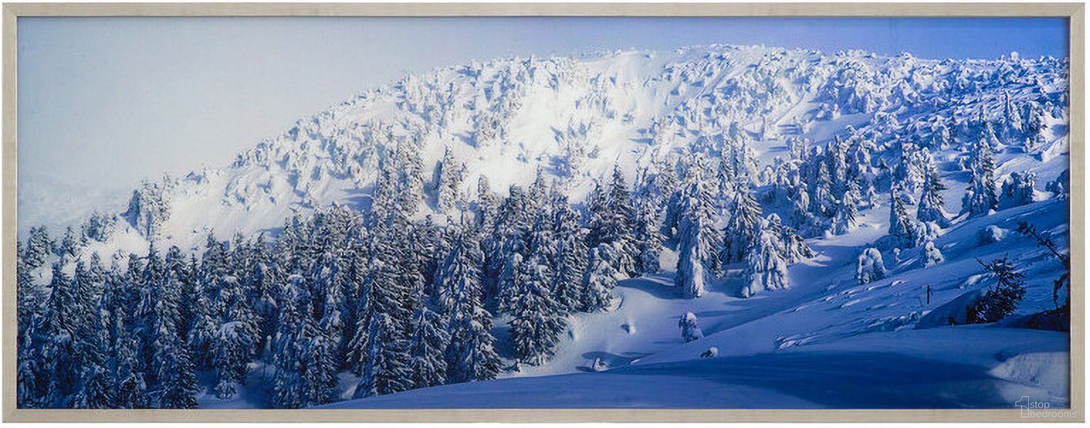 Alpine Landscape Wall Art In Blue