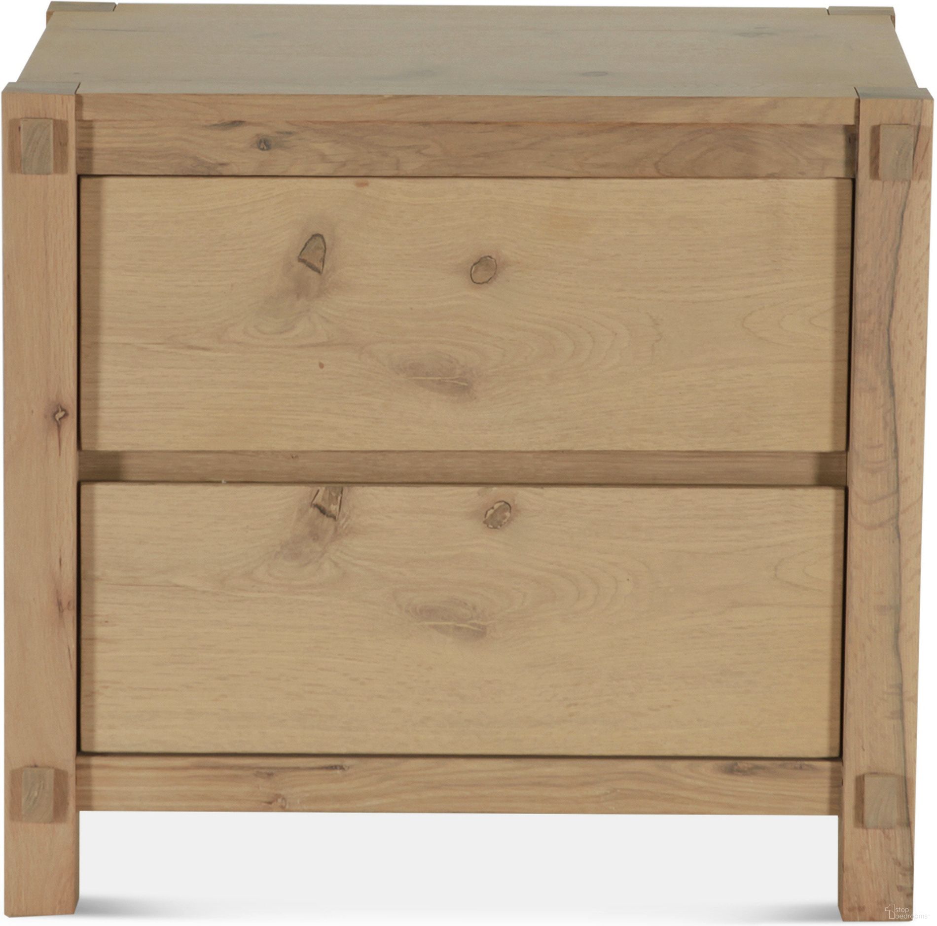The appearance of Alpine Nightstand In Distressed Oak designed by Home Trends and Design in the modern / contemporary interior design. This distressed oak piece of furniture  was selected by 1StopBedrooms from Alpine Collection to add a touch of cosiness and style into your home. Sku: ZWALPNSDO. Material: Oak Wood.
