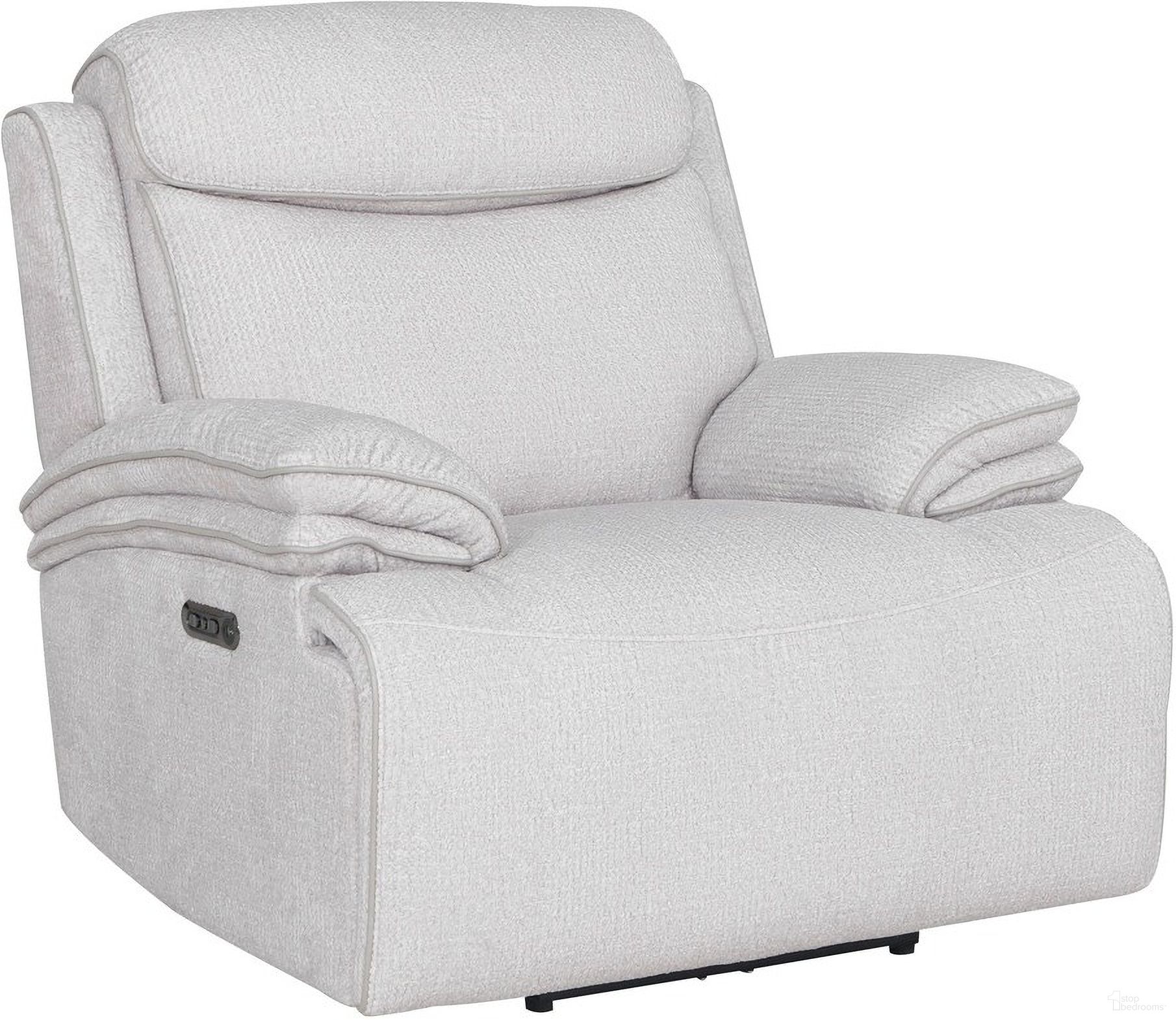 The appearance of Alpine Power Zero Gravity Recliner with Power Headrest In Airy Snow designed by Parker House in the modern / contemporary interior design. This airy snow piece of furniture was selected by 1StopBedrooms from Alpine Collection to add a touch of cosiness and style into your home. Sku: MALP#812PHZ-AISN. Material: Polyester.