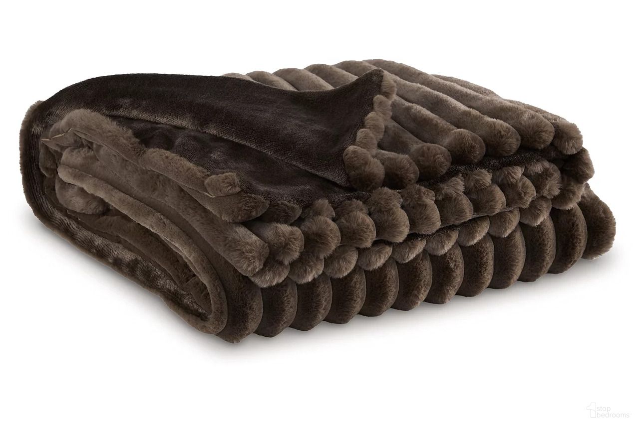 The appearance of Alsonwell Throw In Brown designed by Signature Design by Ashley in the transitional interior design. This brown piece of furniture was selected by 1StopBedrooms from Alsonwell Collection to add a touch of cosiness and style into your home. Sku: A1001082T. Material: Fabric.