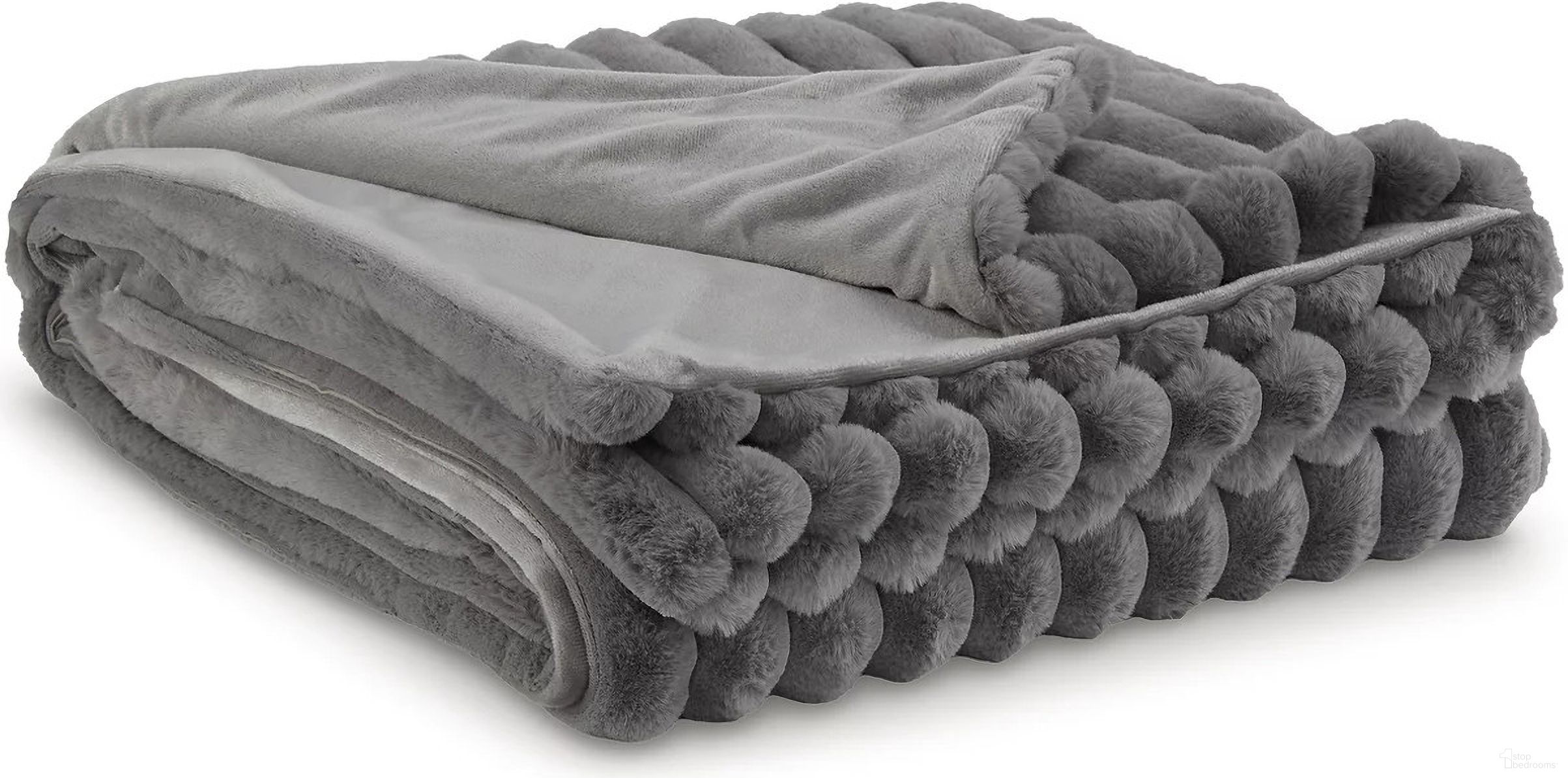 The appearance of Alsonwell Throw In Gray designed by Signature Design by Ashley in the transitional interior design. This gray piece of furniture was selected by 1StopBedrooms from Alsonwell Collection to add a touch of cosiness and style into your home. Sku: A1001081T. Material: Fabric.