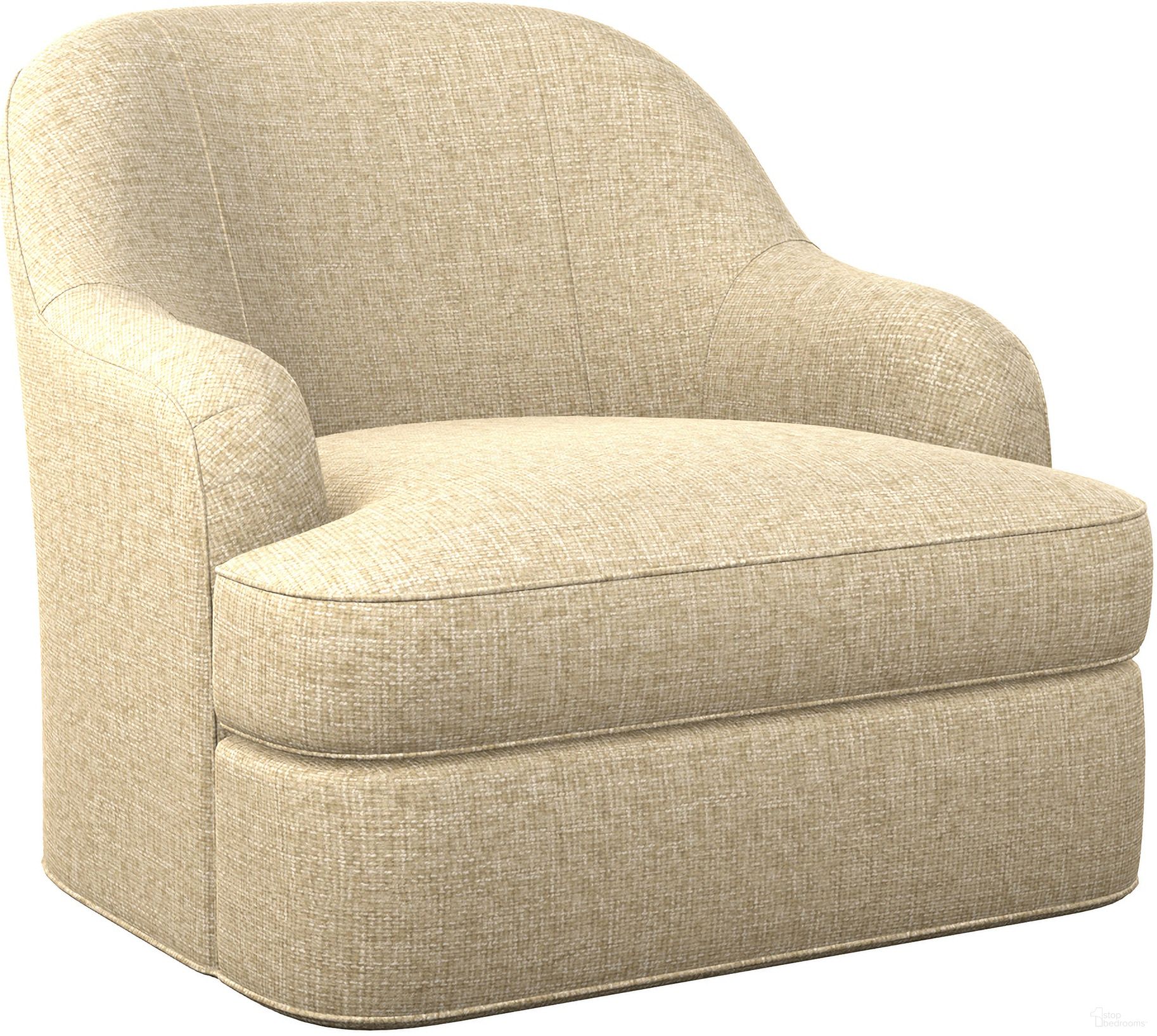 The appearance of Featured Upholstery Alta Vista Swivel Chair In Beige designed by Lexington in the transitional interior design. This beige piece of furniture was selected by 1StopBedrooms from Featured Upholstery Collection to add a touch of cosiness and style into your home. Sku: 7710-11SW-73. Material: Fabric.