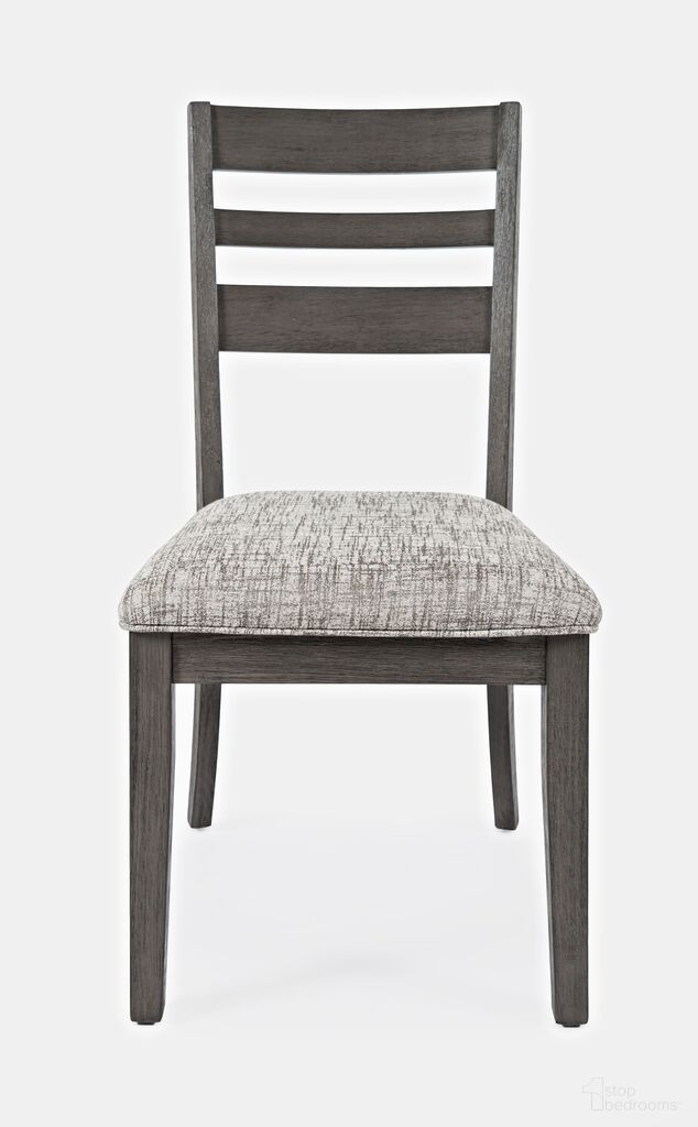 The appearance of Altamonte Upholstered Ladderback Chair Set of 2 In Brushed Grey designed by Jofran in the modern / contemporary interior design. This brushed grey piece of furniture  was selected by 1StopBedrooms from Altamonte Collection to add a touch of cosiness and style into your home. Sku: 1855-420KD. Material: Acacia. Chair Type: Side Chair.