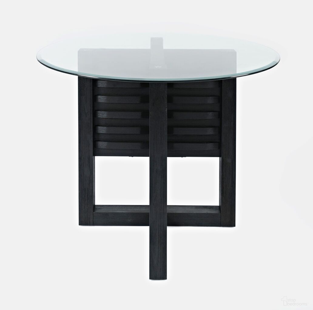 The appearance of Altamonte 48 Inch Round Counter Height Table with Glass Top In Dark Charcoal designed by Jofran in the modern / contemporary interior design. This dark charcoal piece of furniture was selected by 1StopBedrooms from Altamonte Collection to add a touch of cosiness and style into your home. Sku: 1851-50B;G-48RD. Table Base Style: Pedestal. Table Top Shape: Round. Size: 48". Material: Acacia.